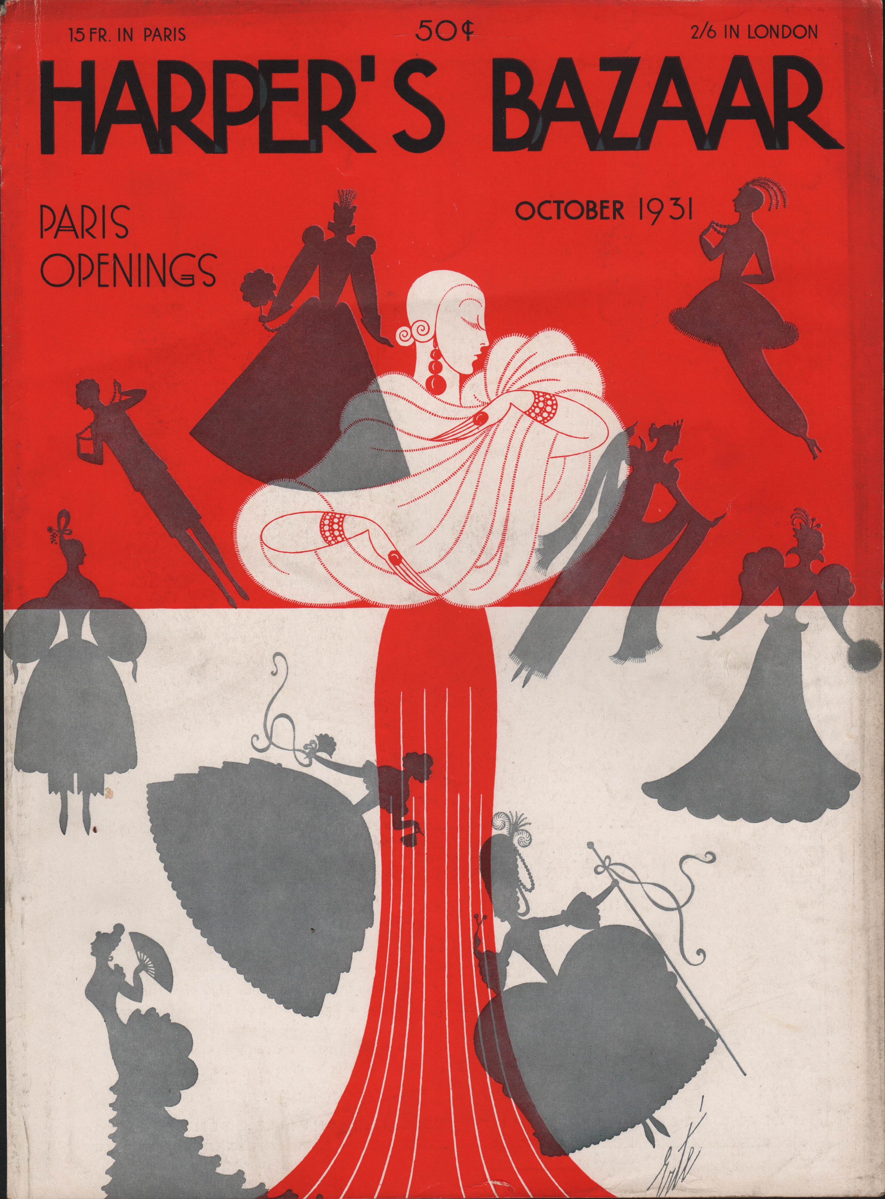 Image for Harper's Bazaar Magazine Cover October, 1931