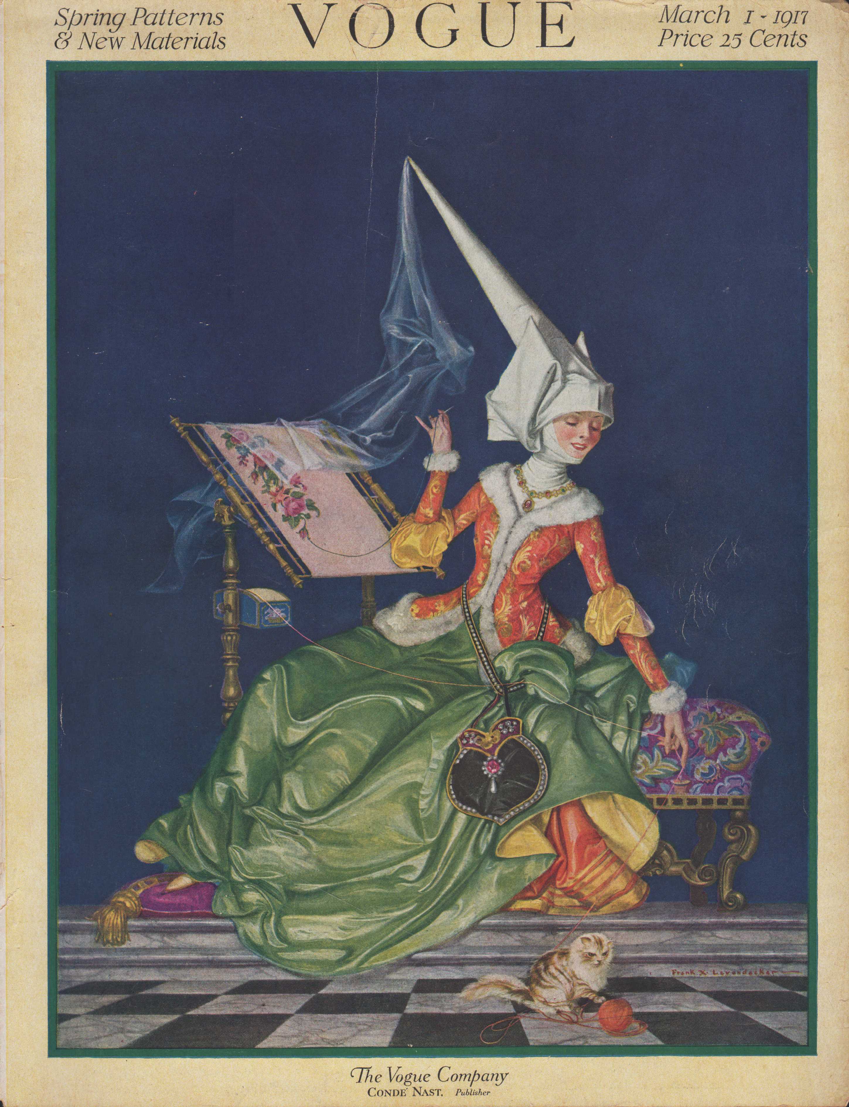 Image for Vogue Magazine, March 1, 1917 - Cover Only