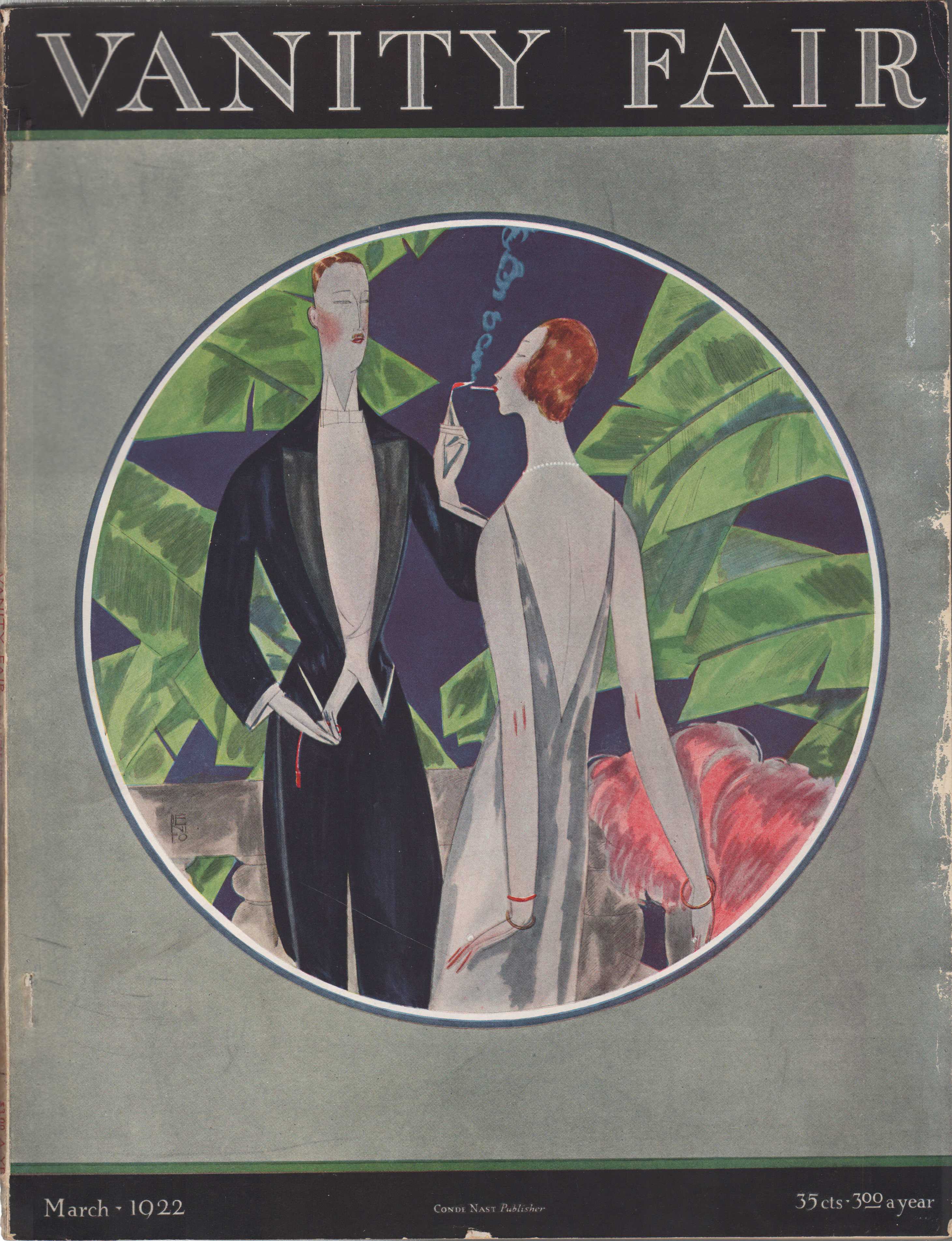 Image for Vanity Fair Magazine, March, 1922