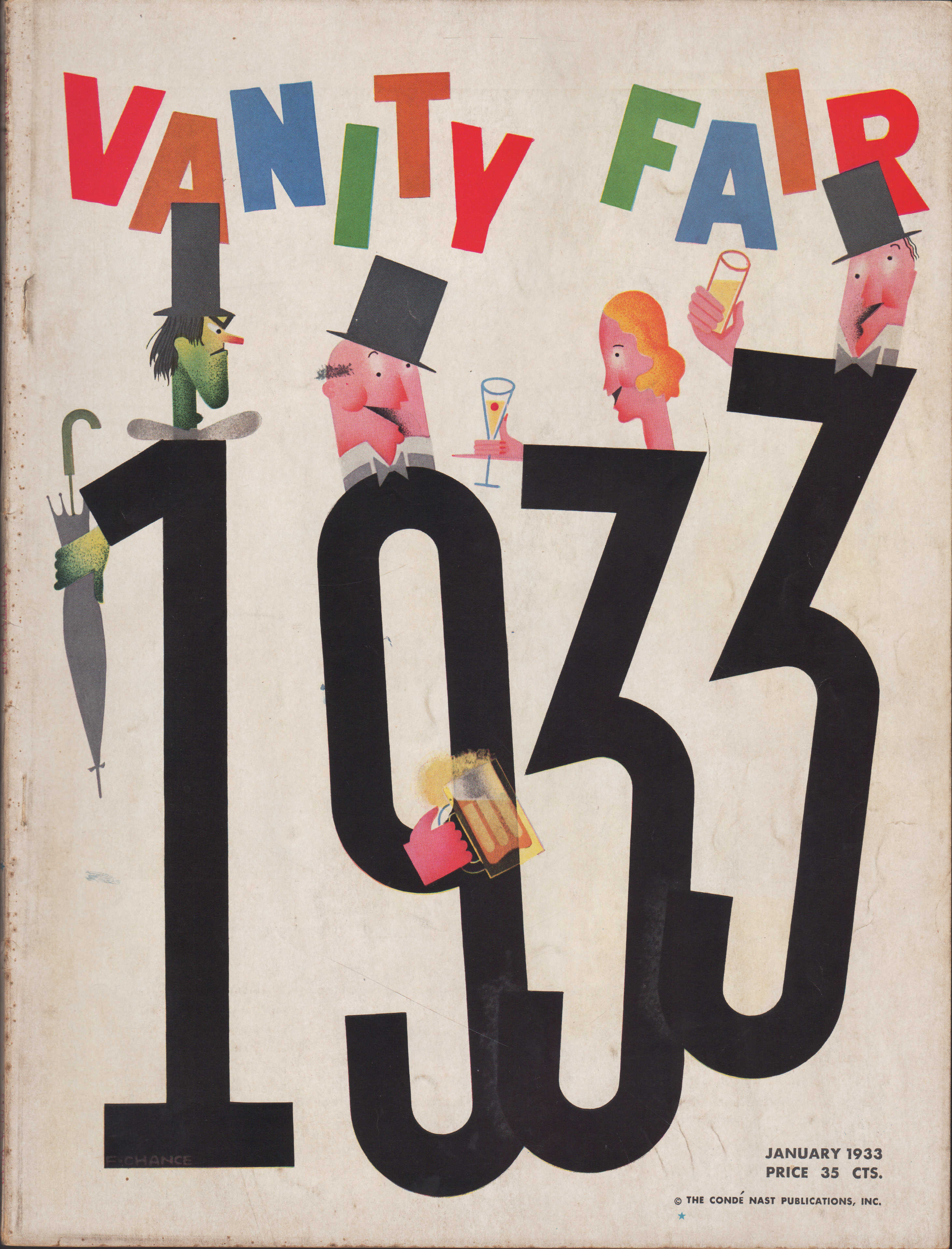 Image for Vanity Fair Magazine, January, 1933