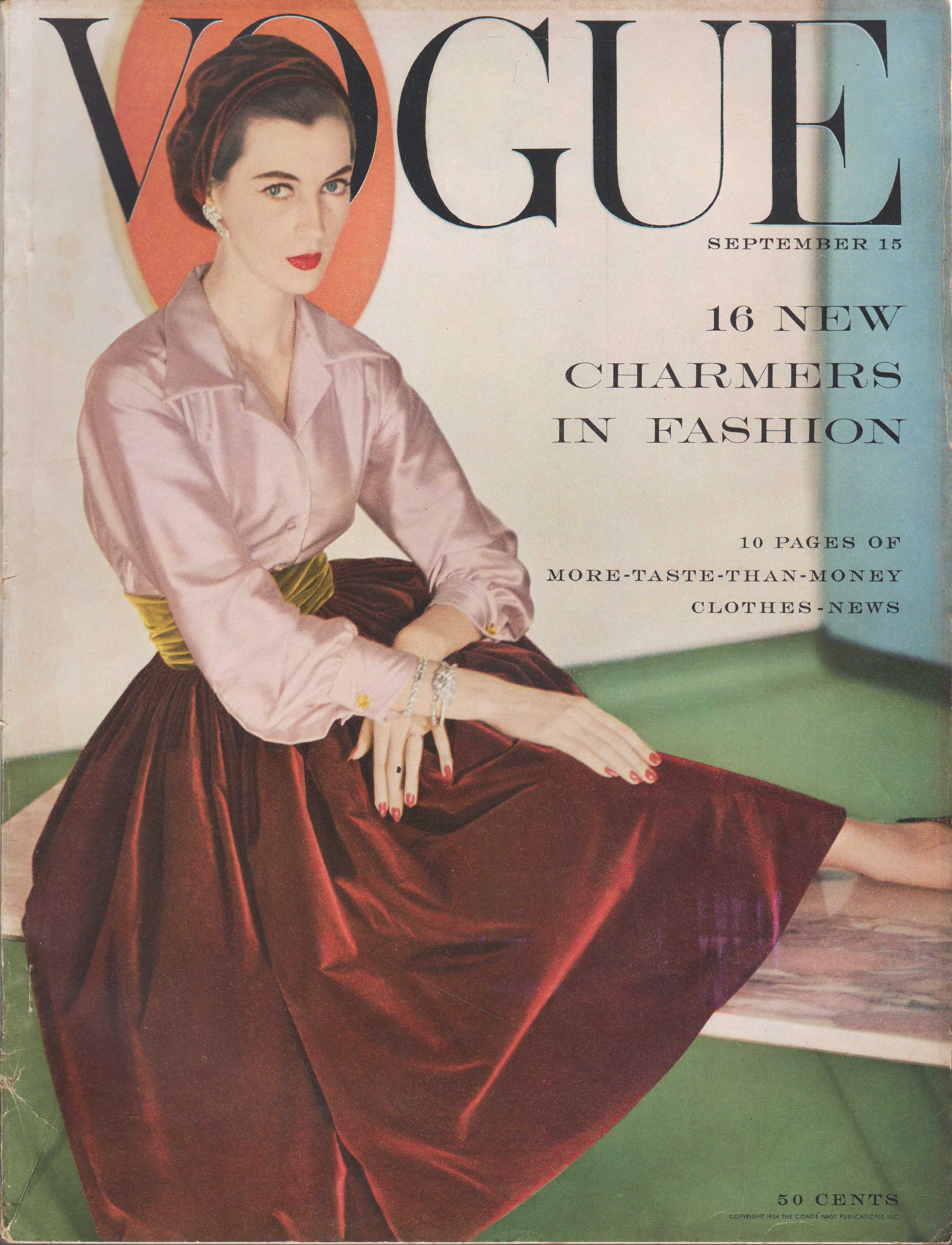 Image for Vogue Magazine, September 15, 1954