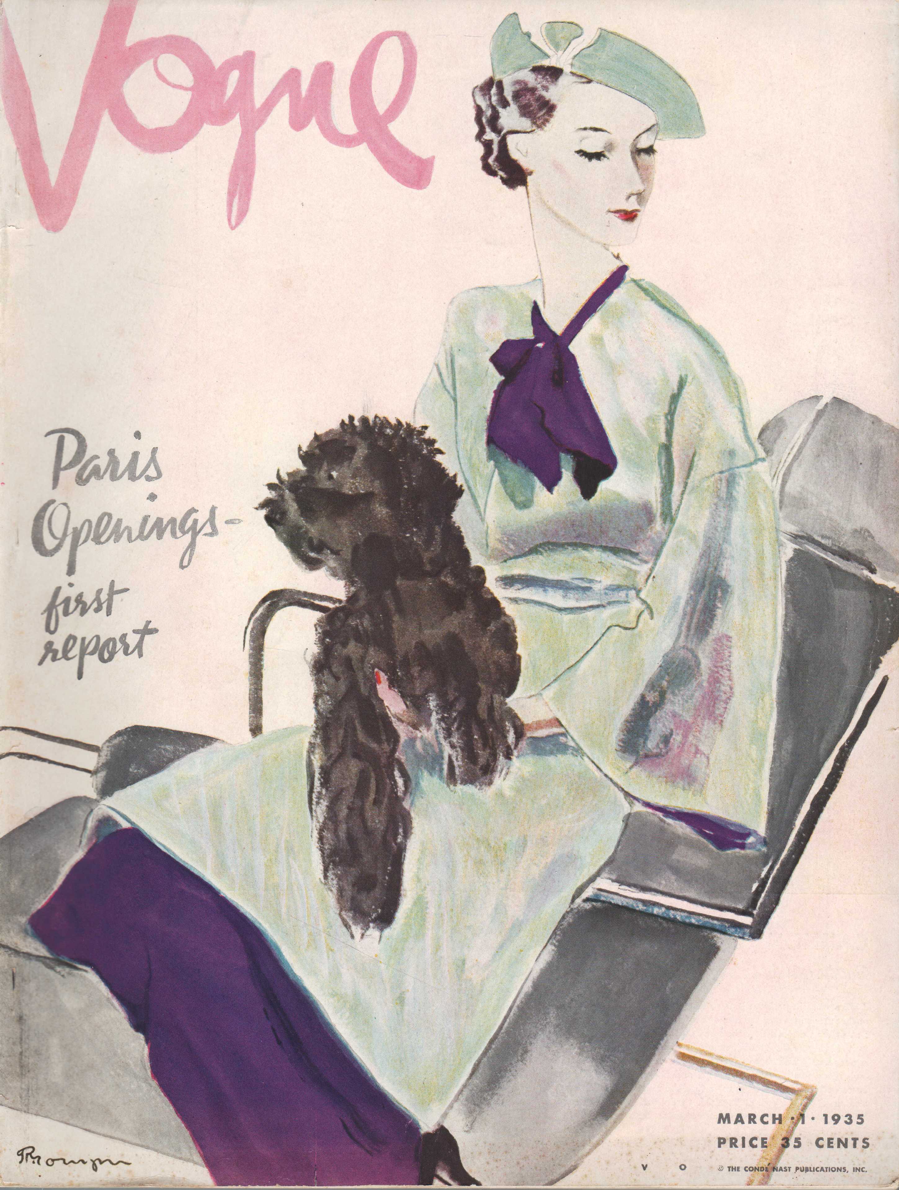 Image for Vogue Magazine March 1 1935