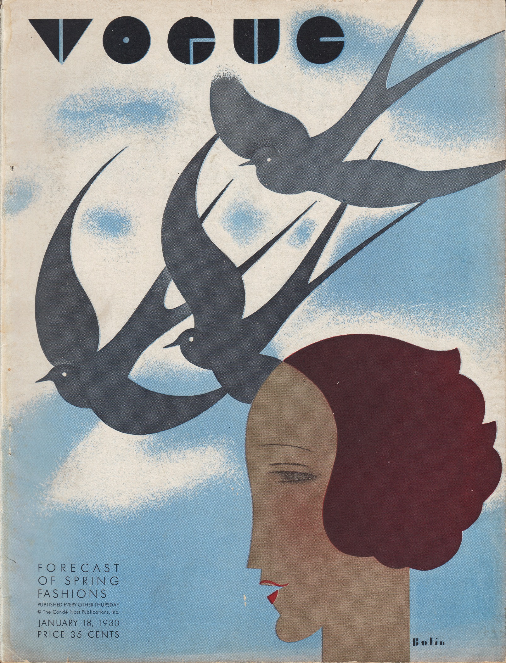 Image for Vogue Magazine January 18, 1930
