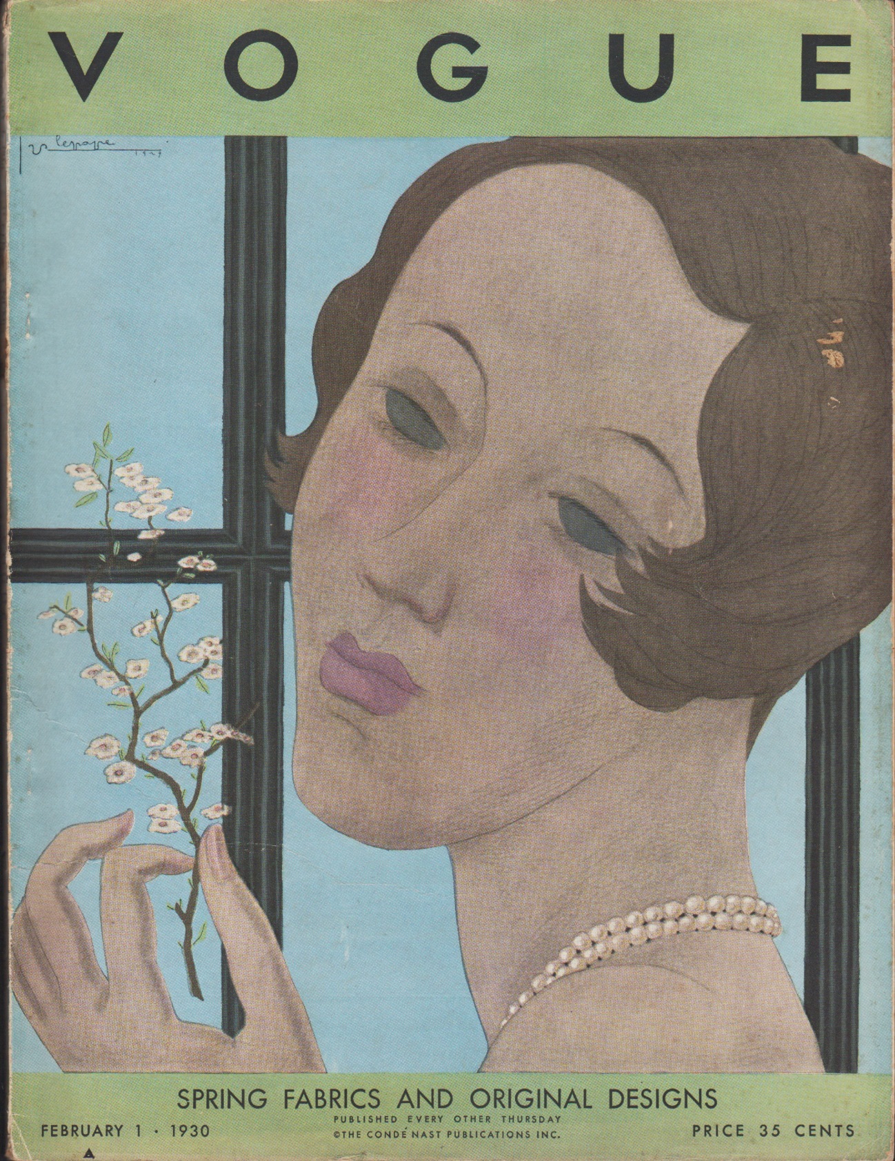 Image for Vogue Magazine February 1, 1930