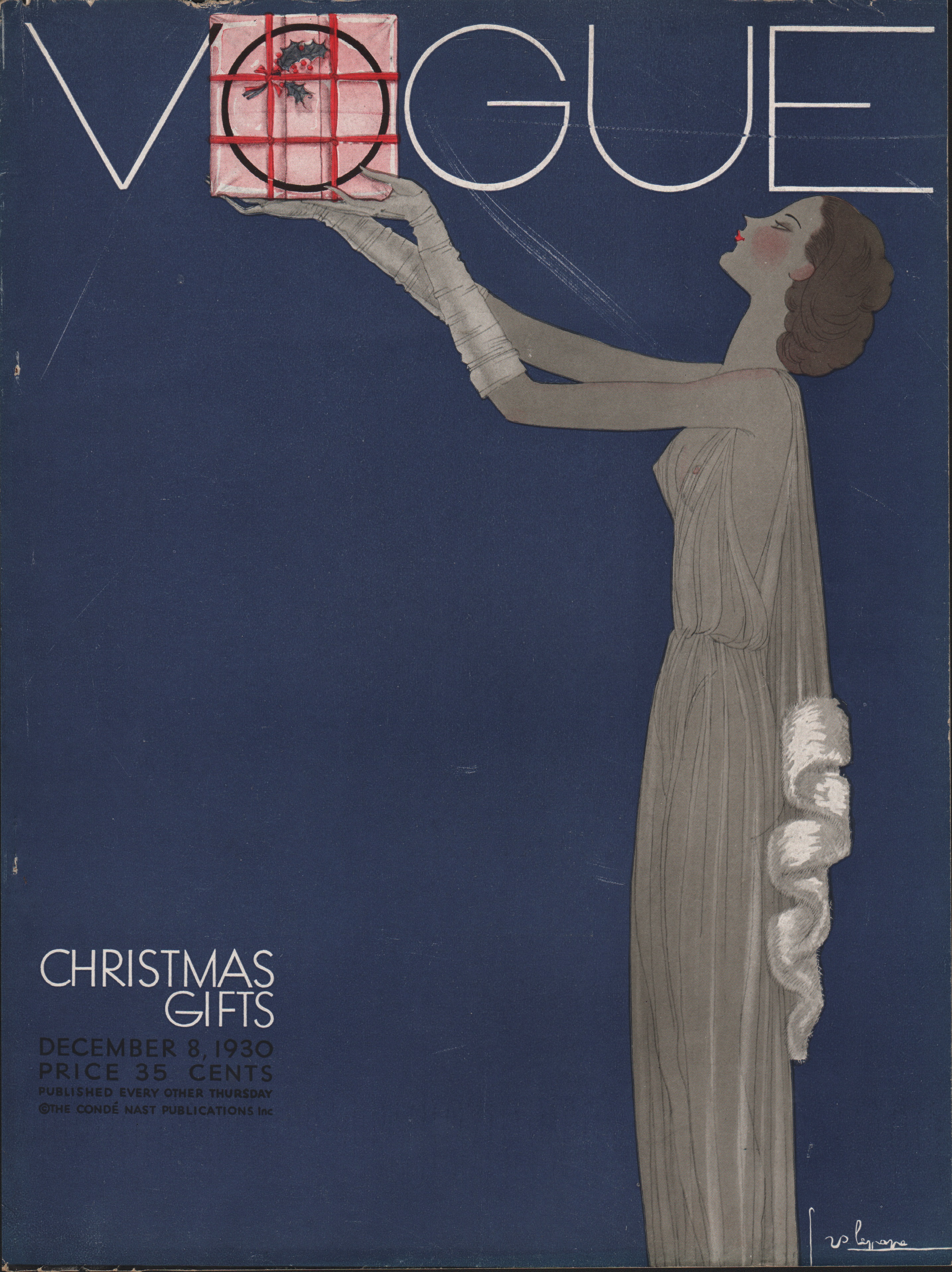 Image for Vogue Magazine, December 8, 1930. Cover Only.