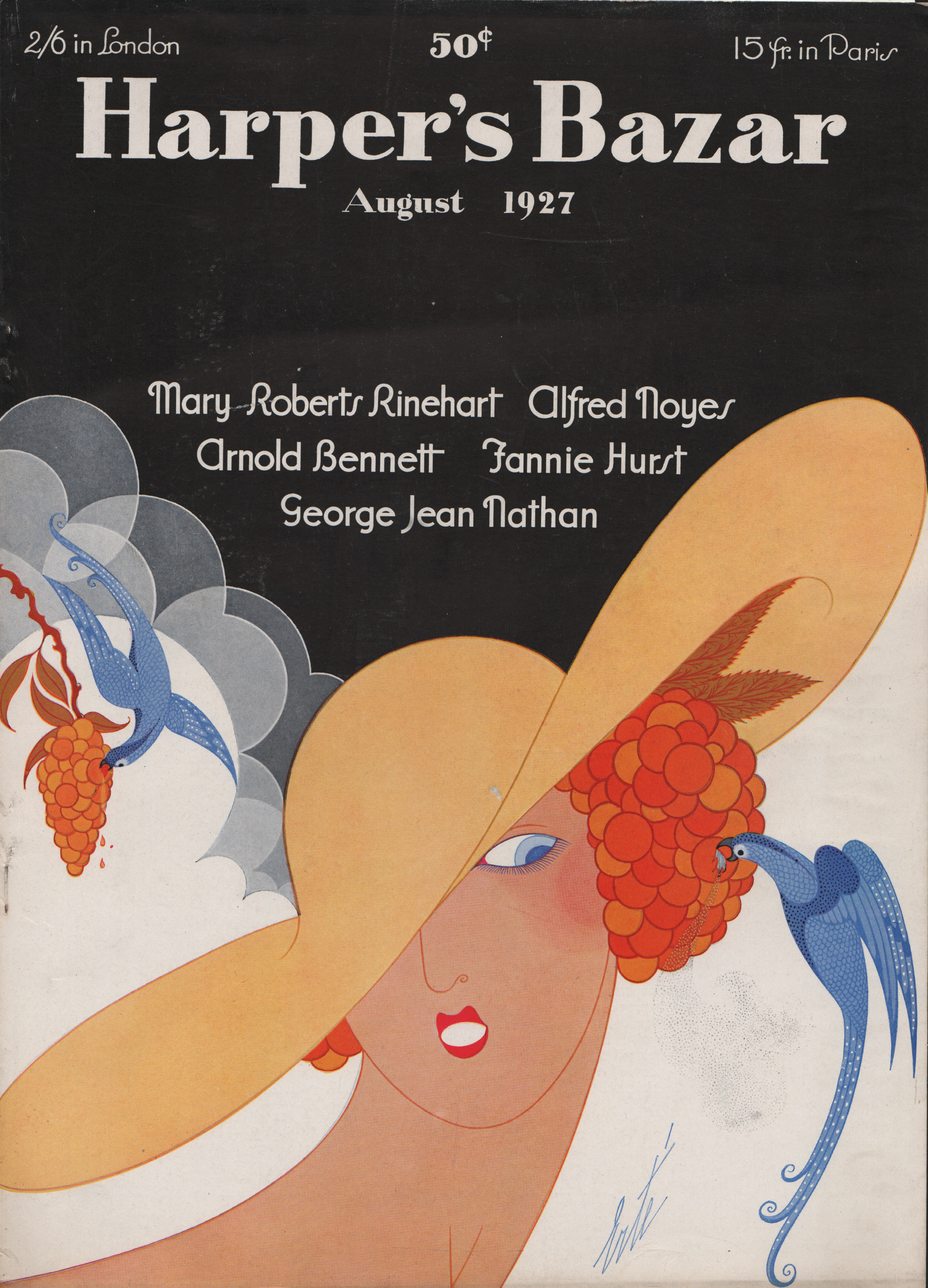 Image for Harper's Bazar (Harper's Bazaar) Magazine Cover August 1921