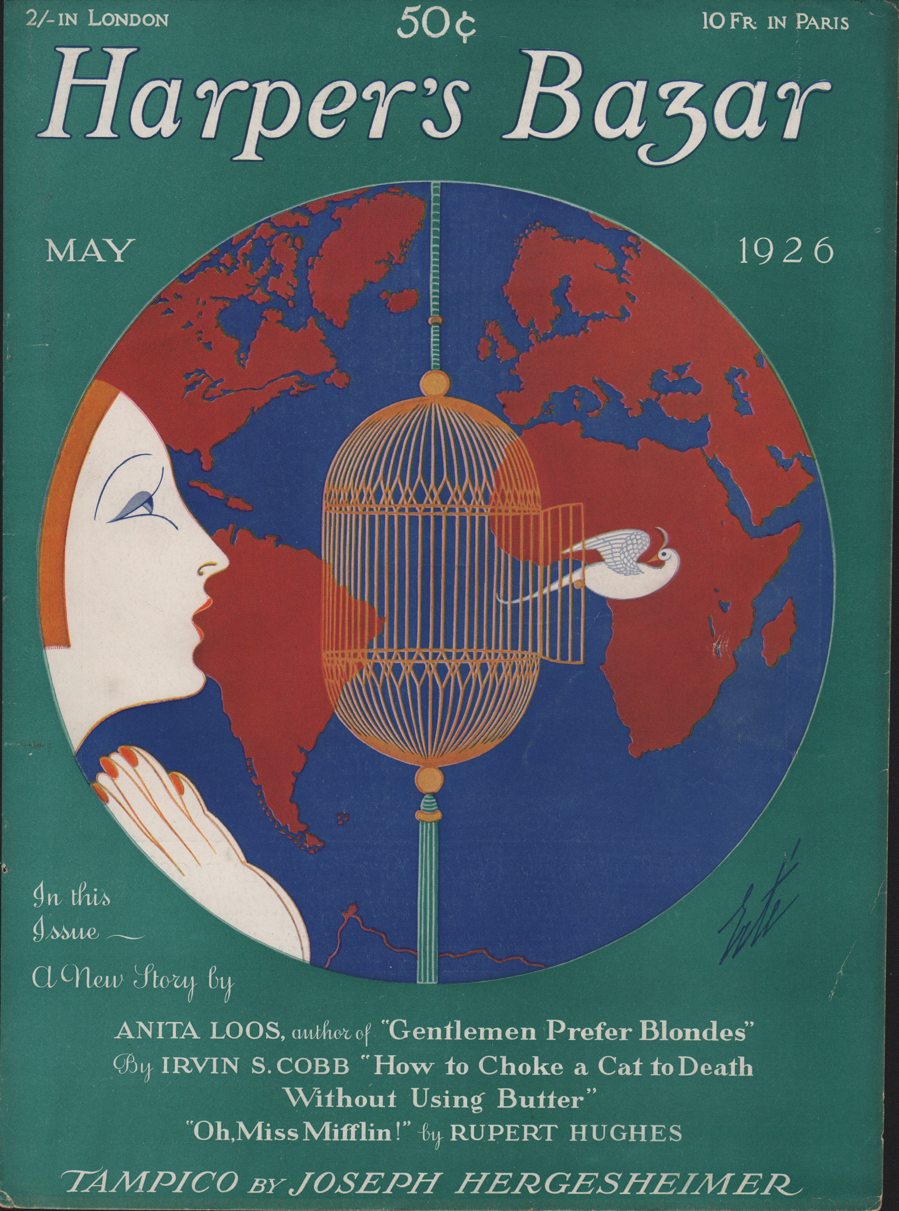Image for Harper's Bazar (Harper's Bazaar) Magazine Cover  May 1926