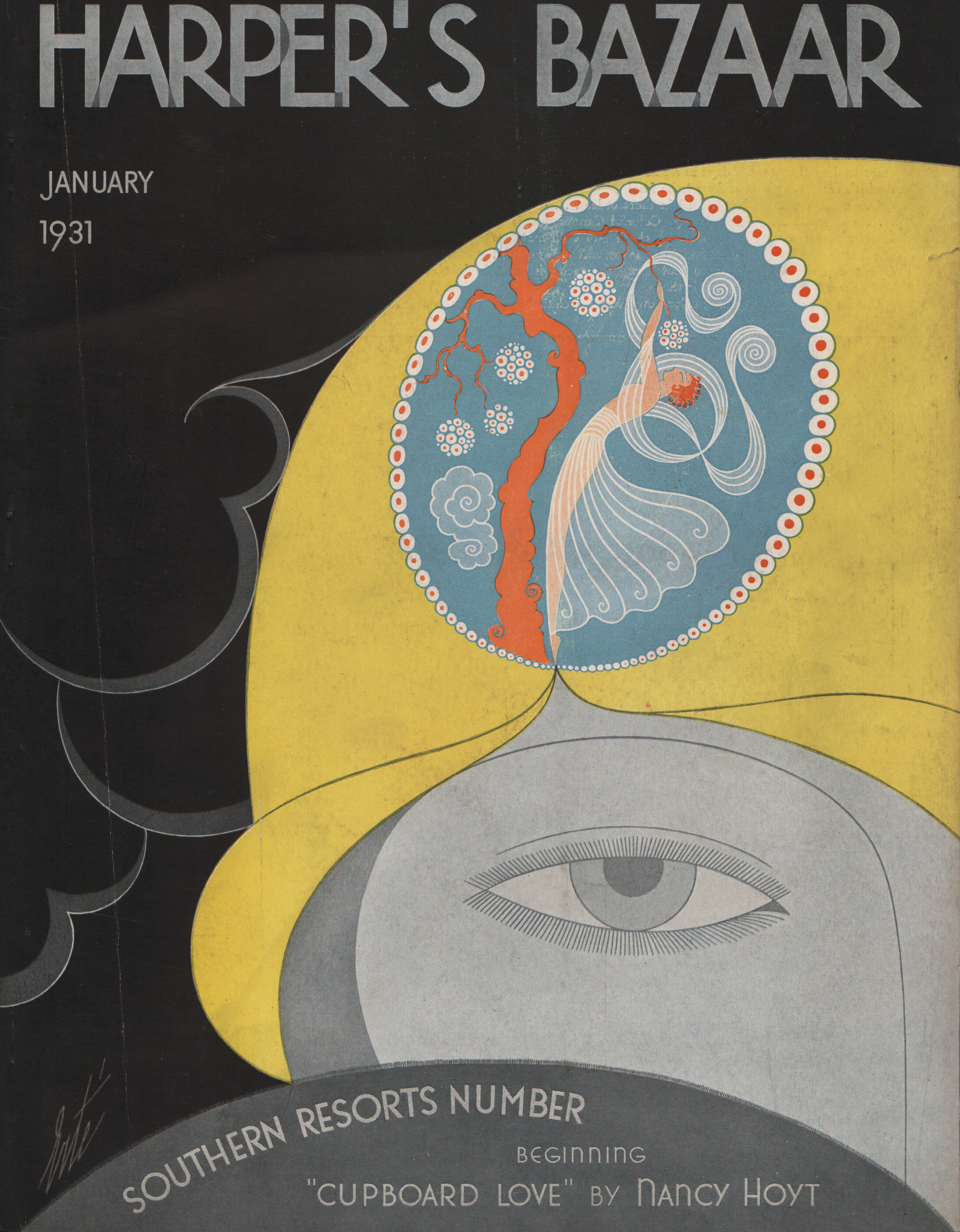 Image for Harper's Bazaar Magazine Cover (only) January, 1931