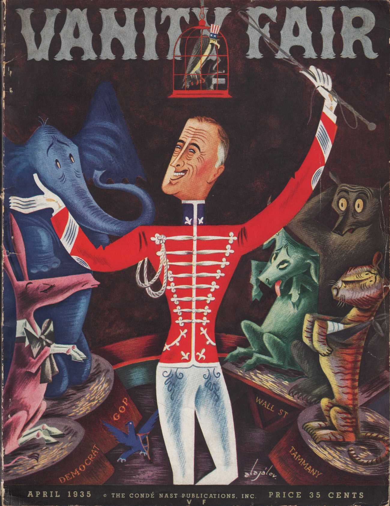 Image for Vanity Fair Magazine, April, 1935