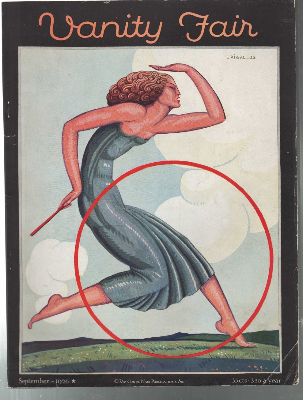 Image for Vanity Fair Magazine, September 1926 - Cover Only