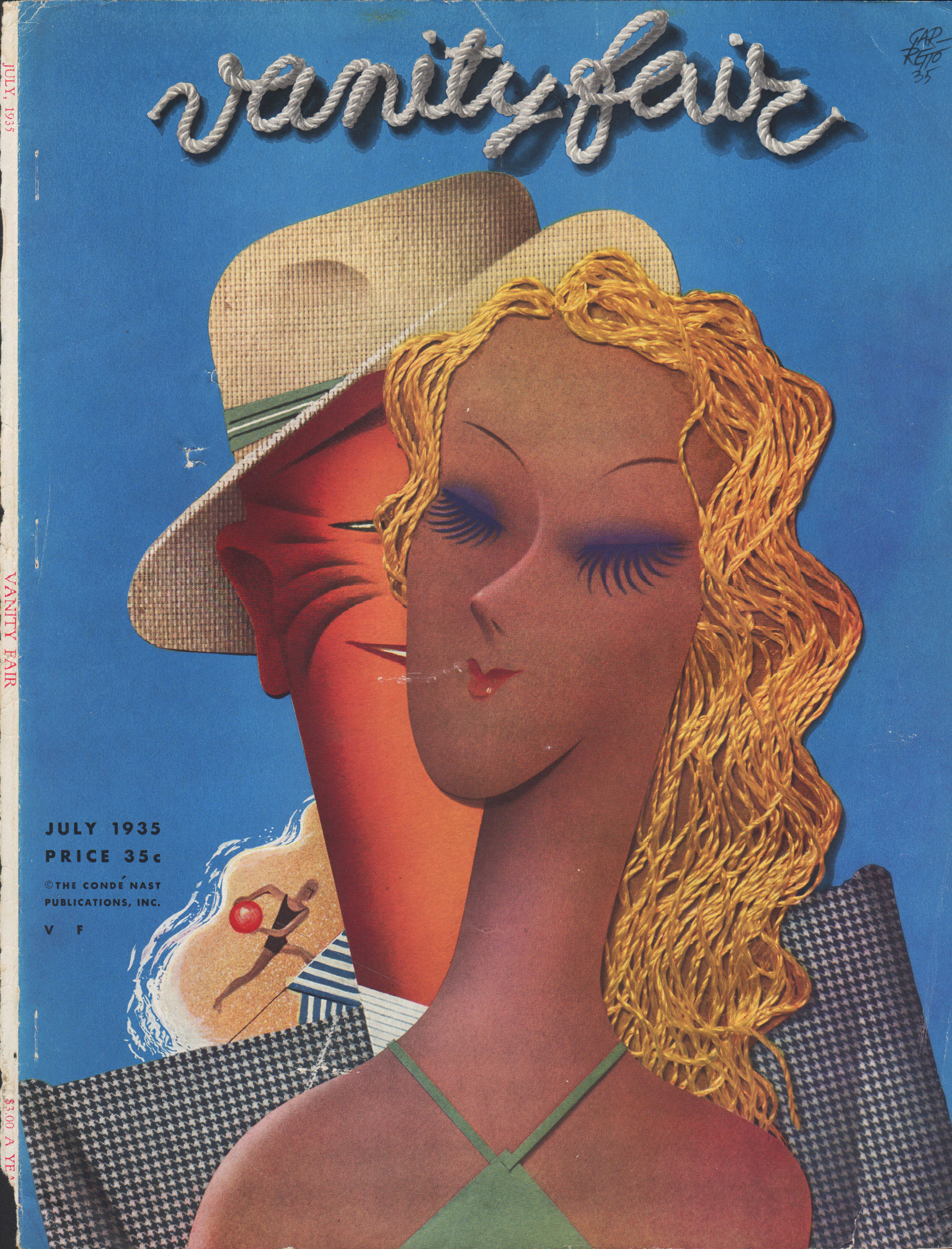 Image for Vanity Fair Magazine, July, 1935 - Cover Only