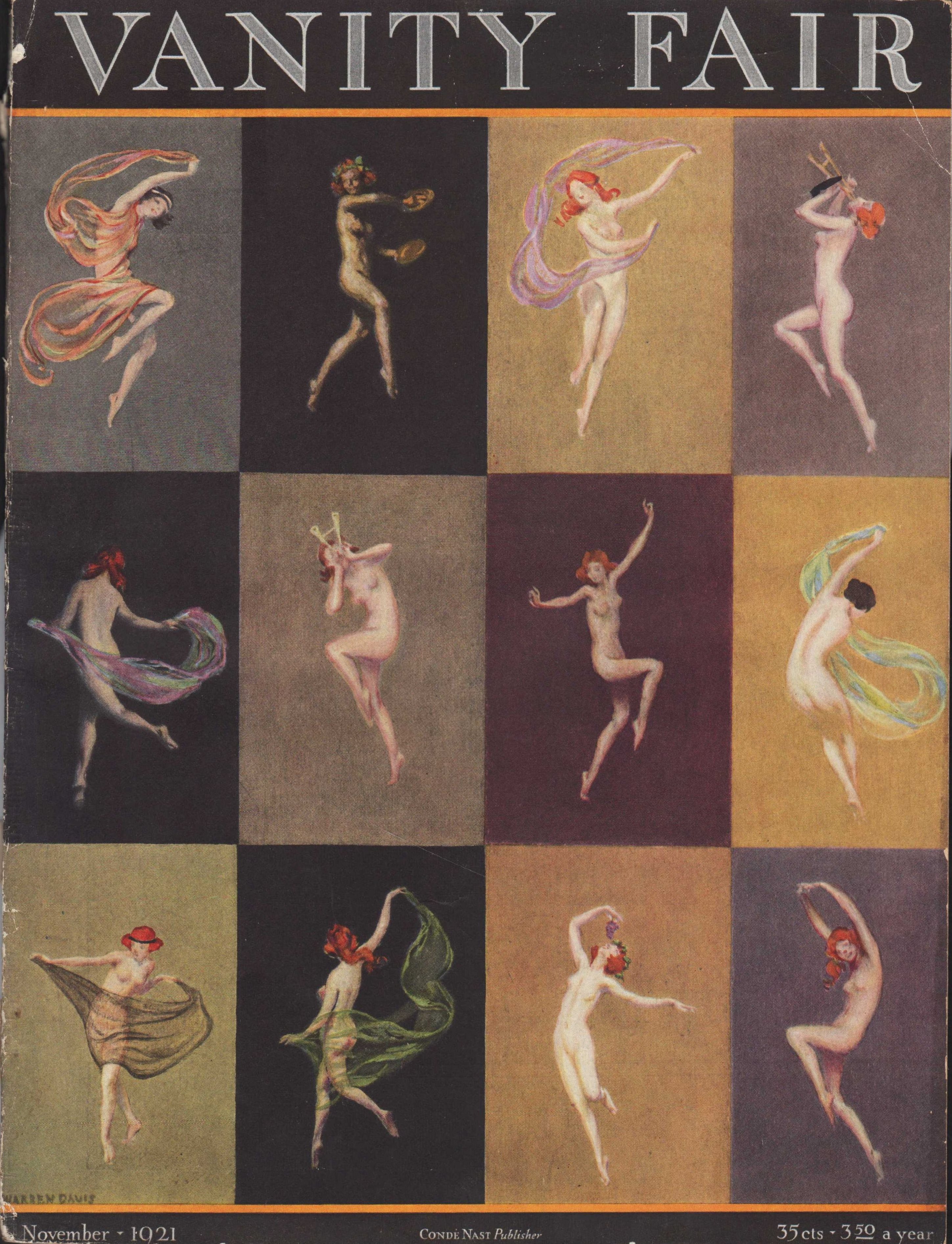 Image for Vanity Fair Magazine, November, 1921