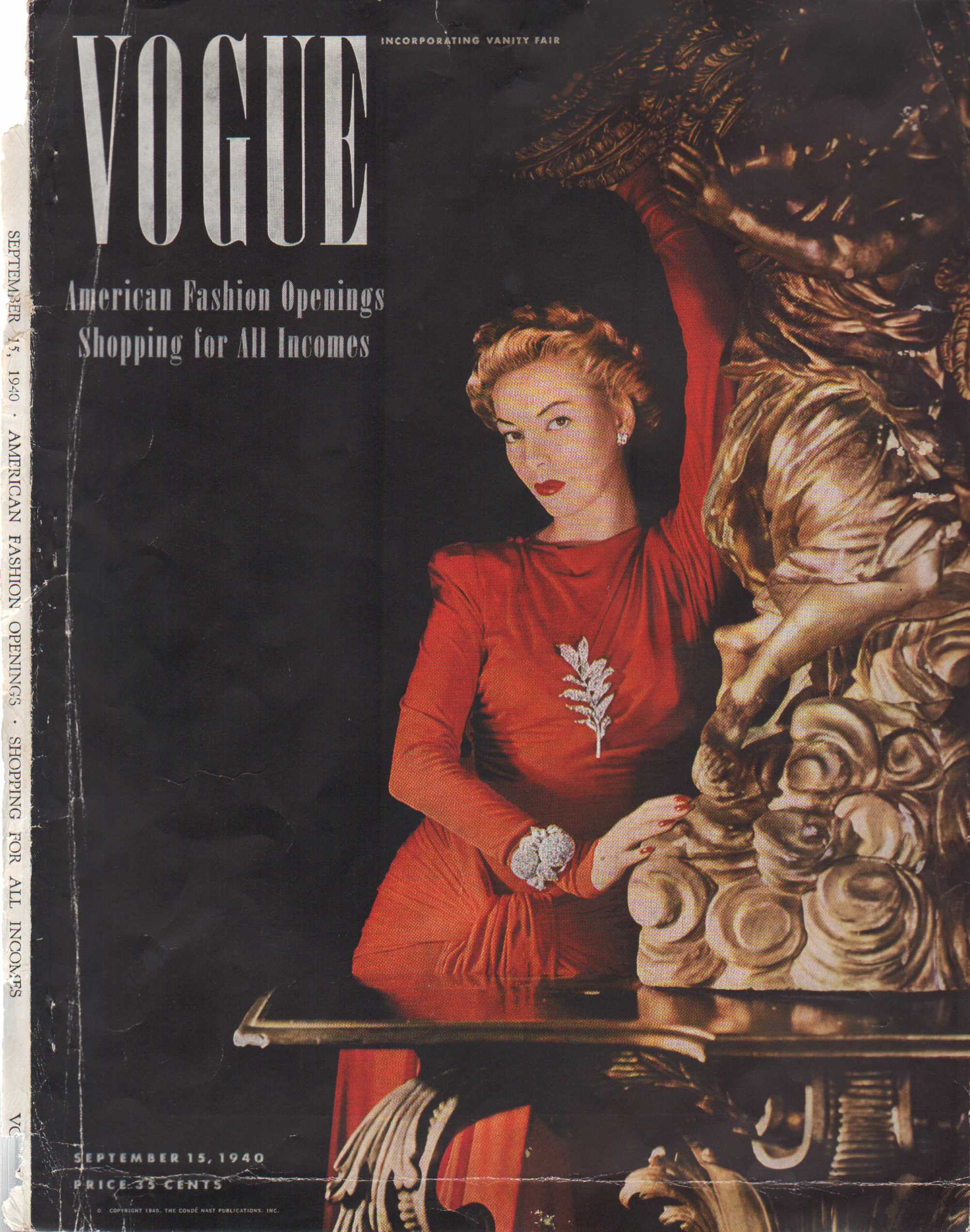 Image for Vogue Magazine, September 15, 1940 - Cover Only