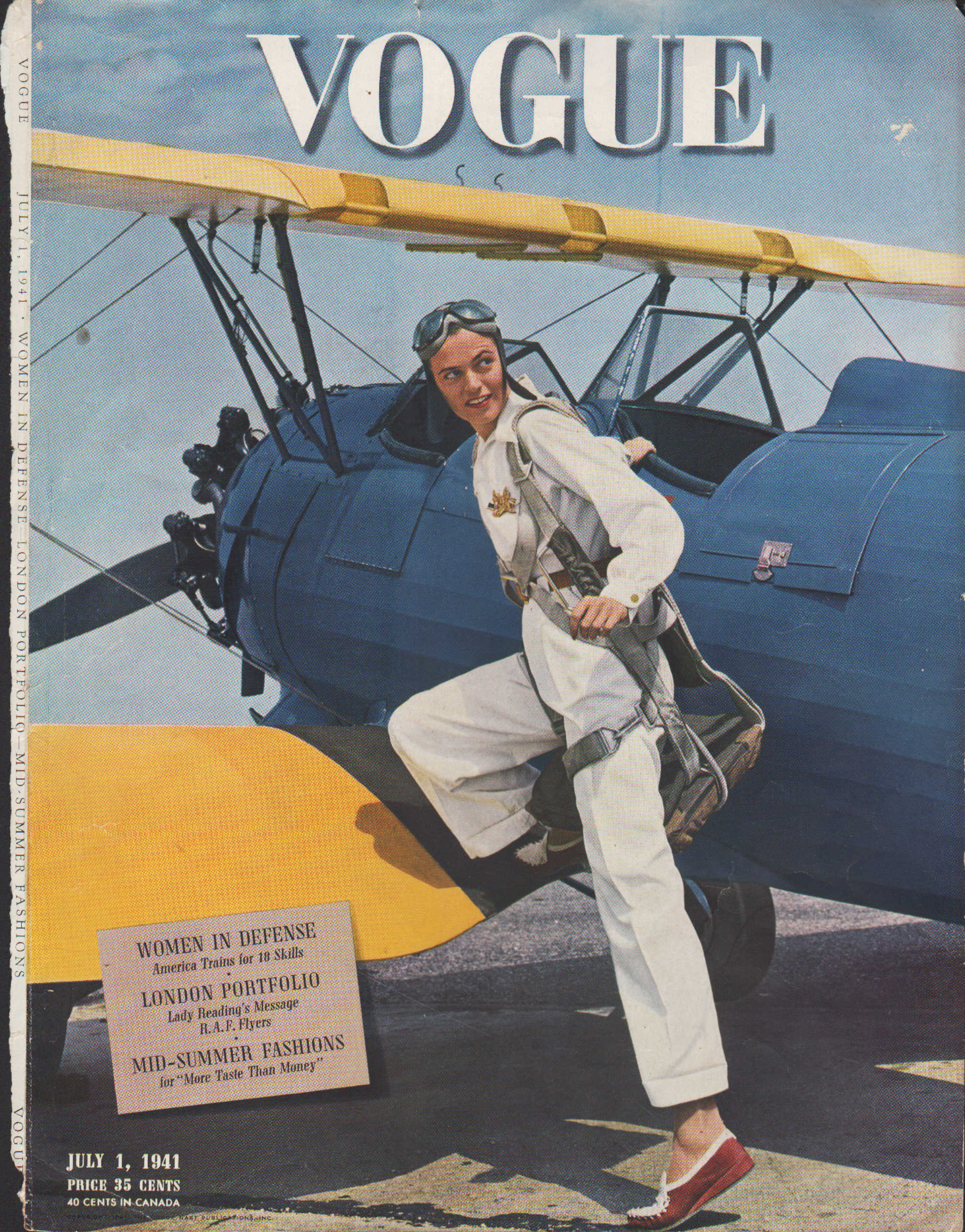 Image for Vogue Magazine, July 1, 1941 - Cover Only