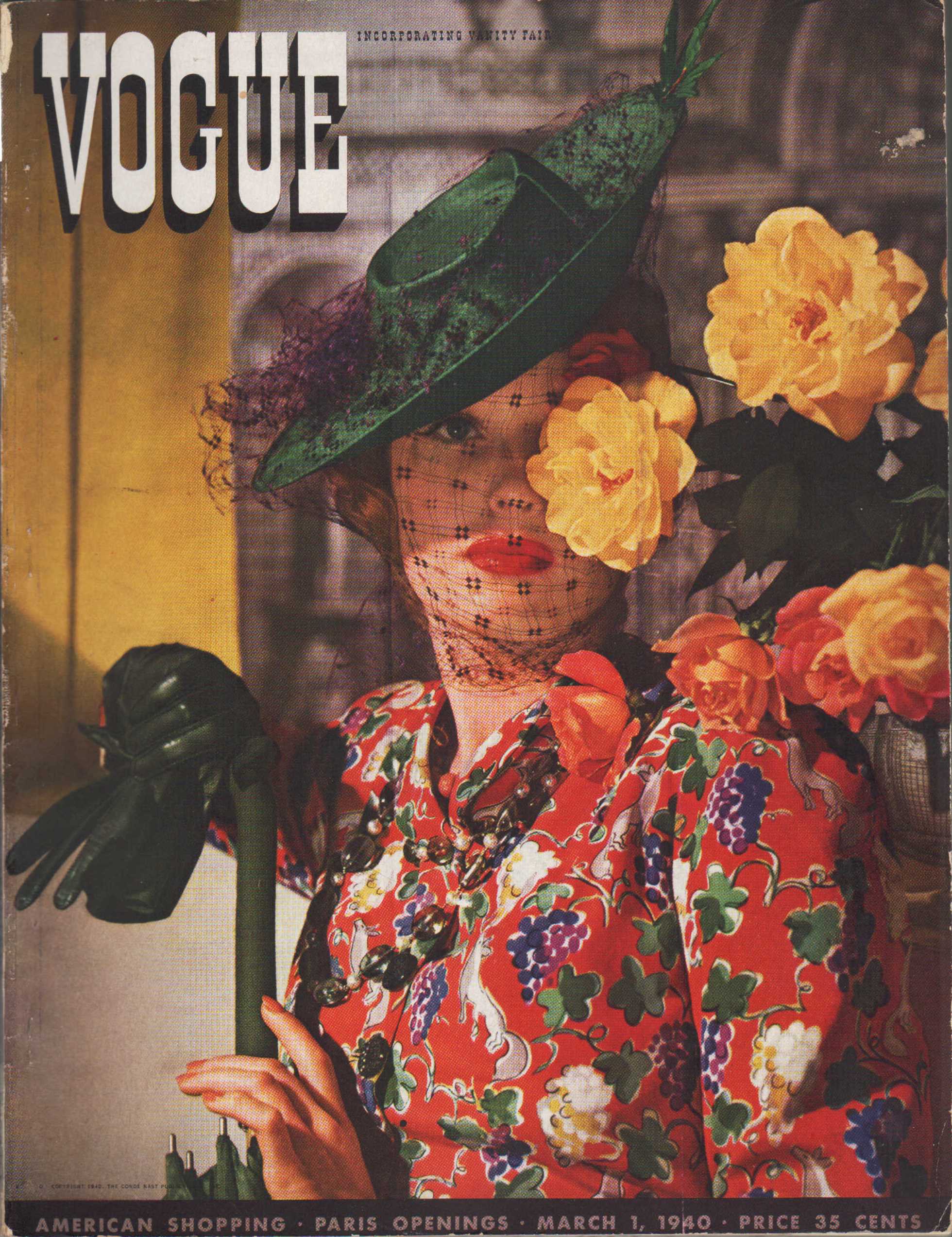 Image for Vogue Magazine, March 1, 1940