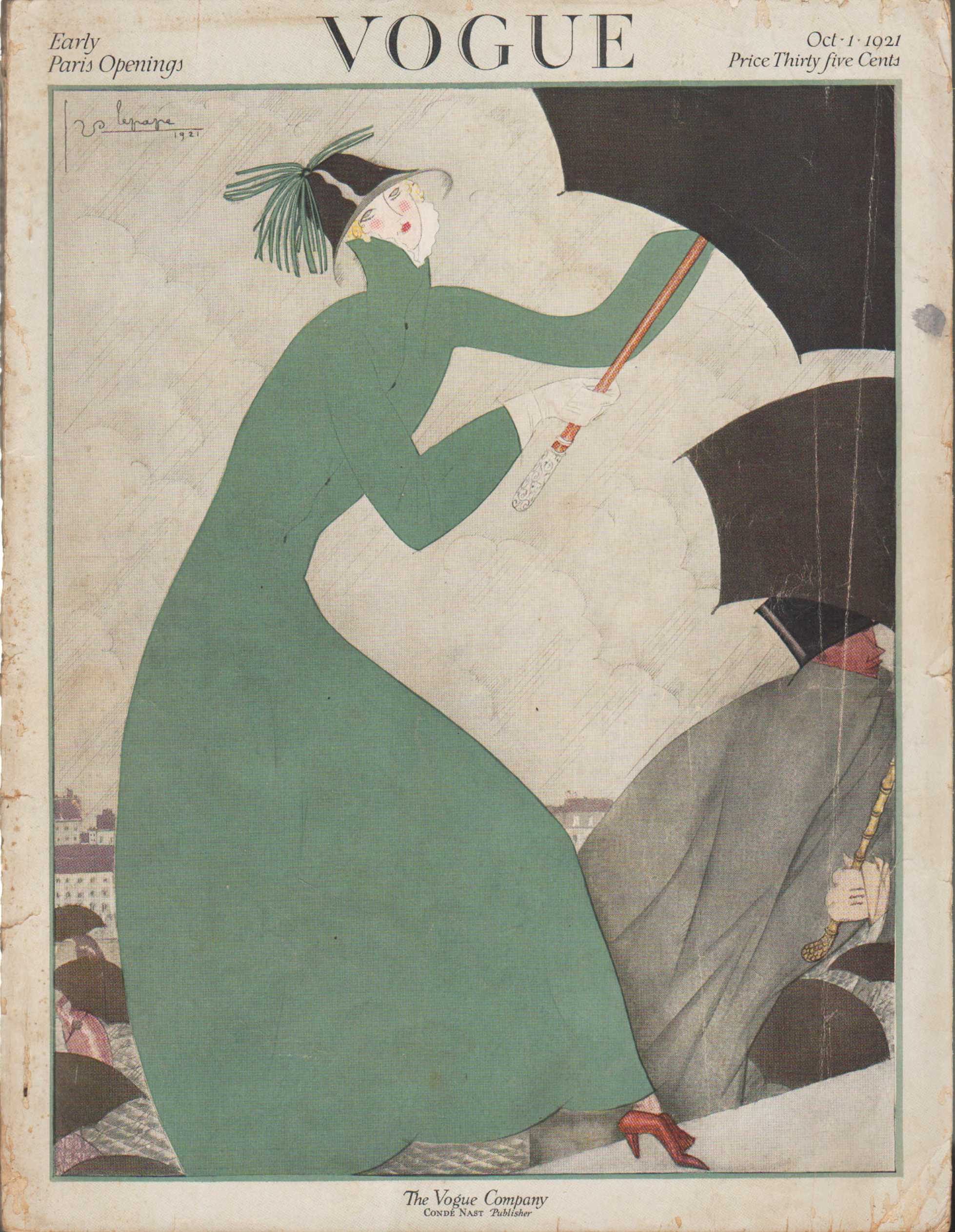 Image for Vogue Magazine, October 1, 1921