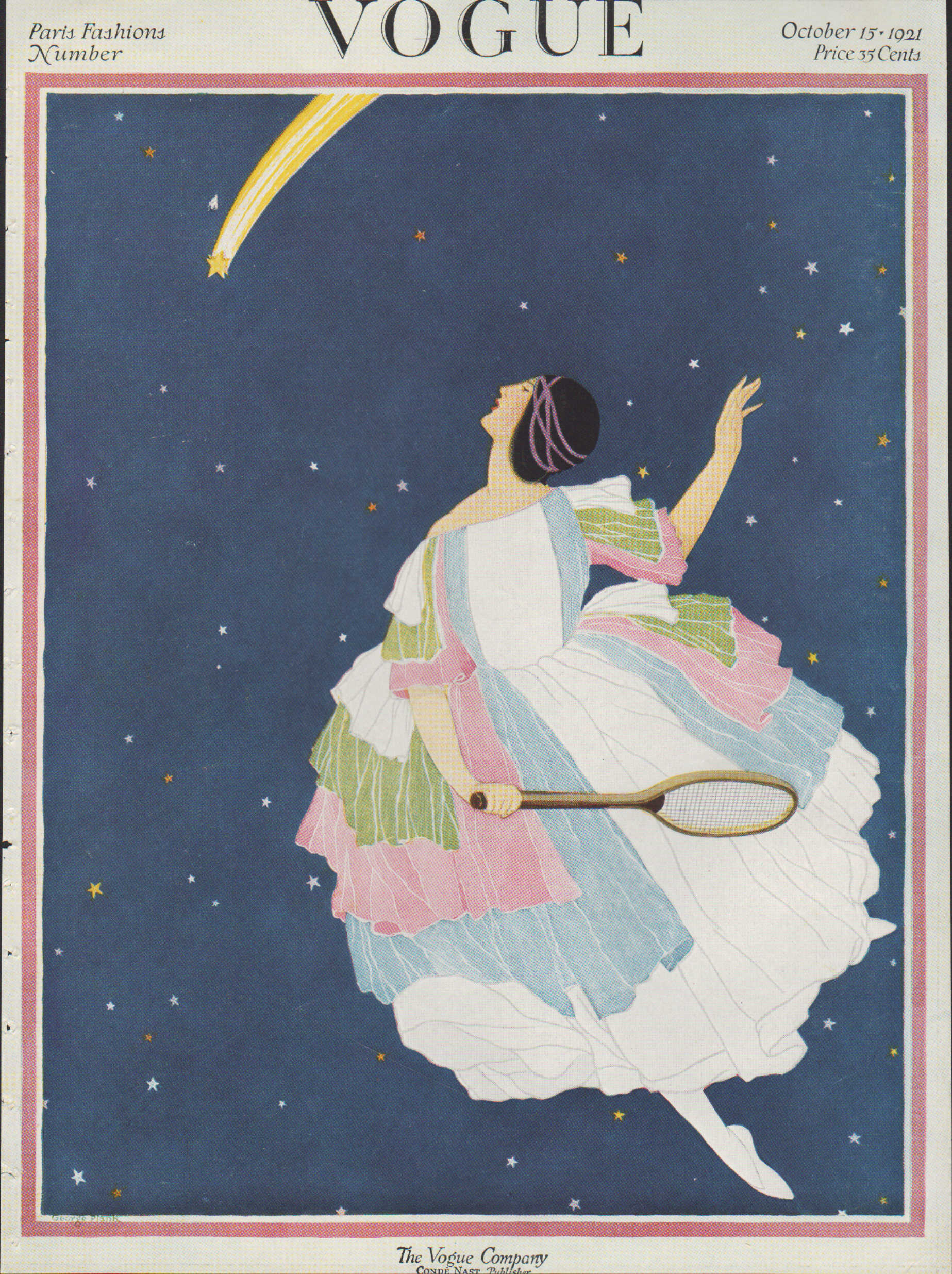 Image for Vogue Magazine, October 15, 1921 - Cover Only