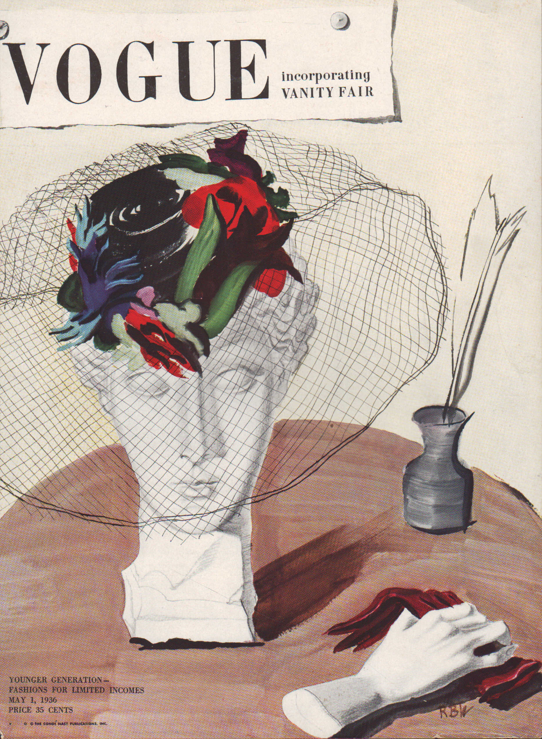Image for Vogue Magazine, May 1, 1936 - Cover Only