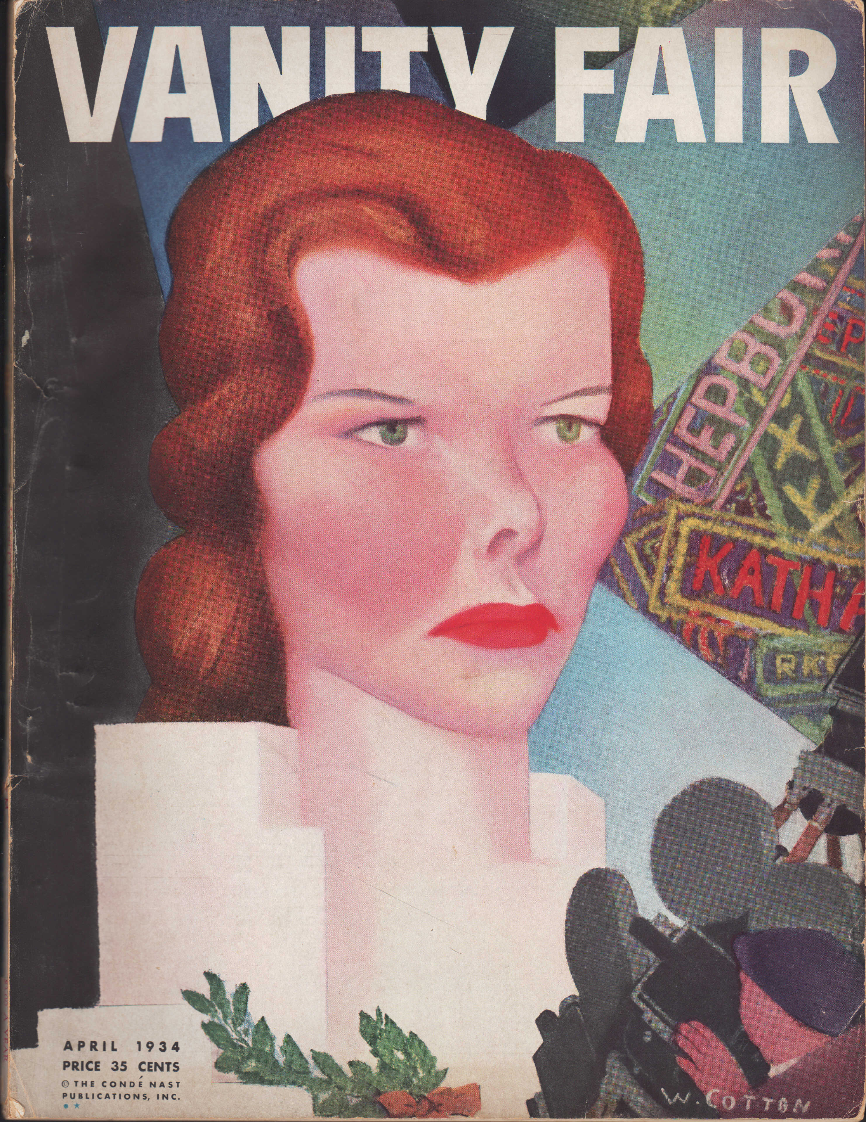 Image for Vanity Fair Magazine, April, 1934