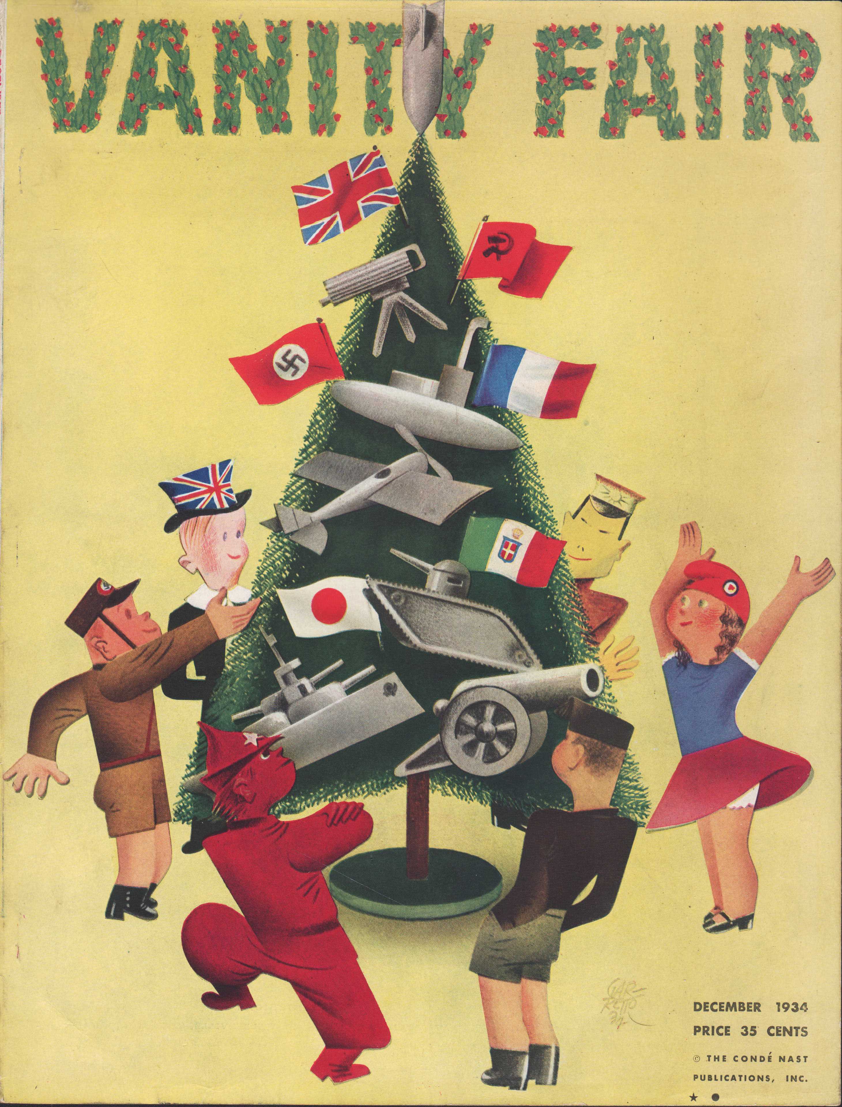 Image for Vanity Fair Magazine, December, 1934 - Cover Only