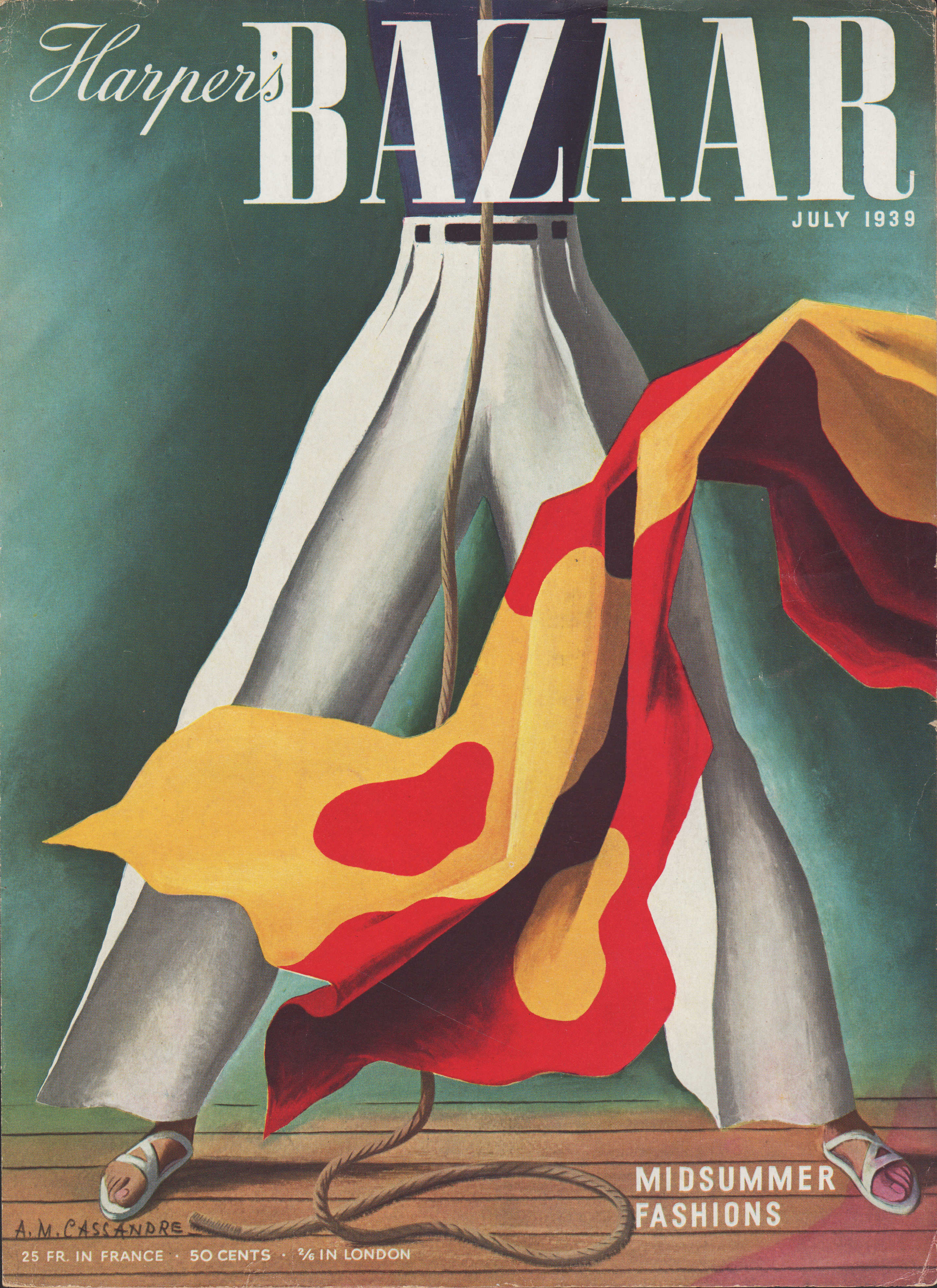 Image for Harper's Bazar (Harper's Bazaar) July, 1939 - Cover Only