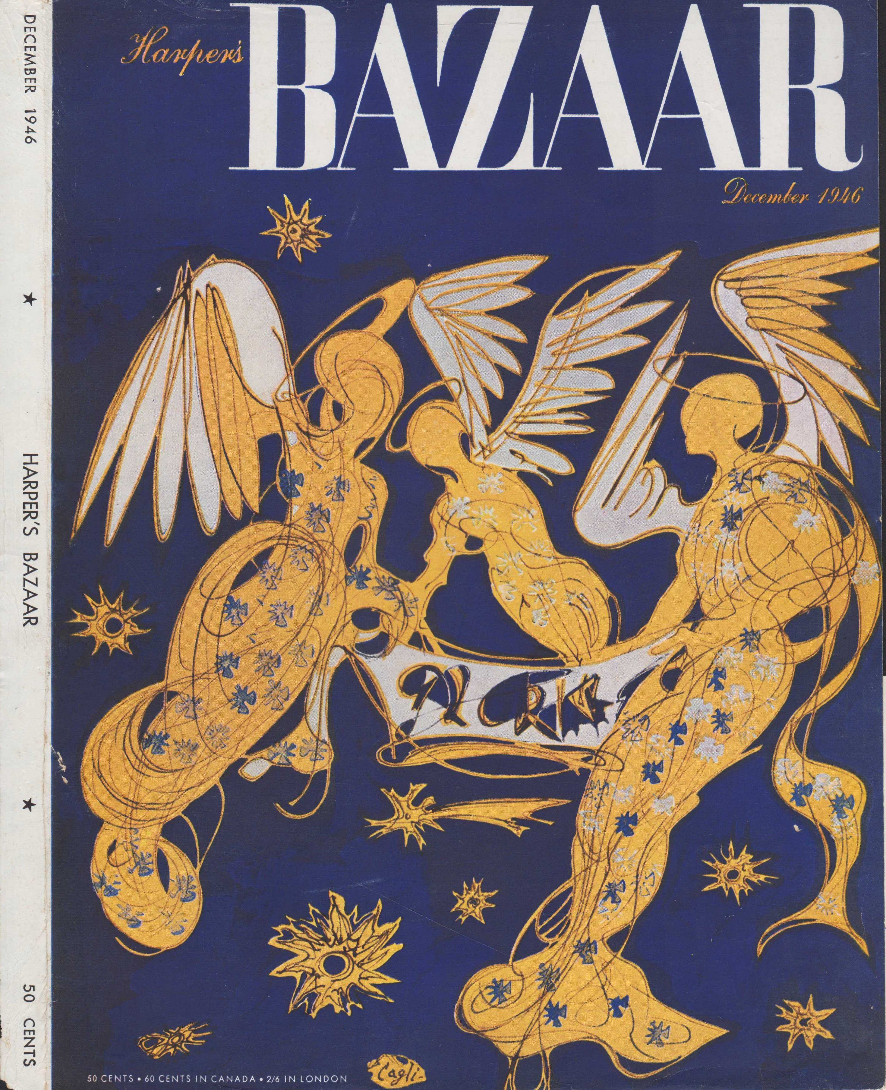 Image for Harper's Bazar (Harper's Bazaar) - December, 1946 - Cover Only