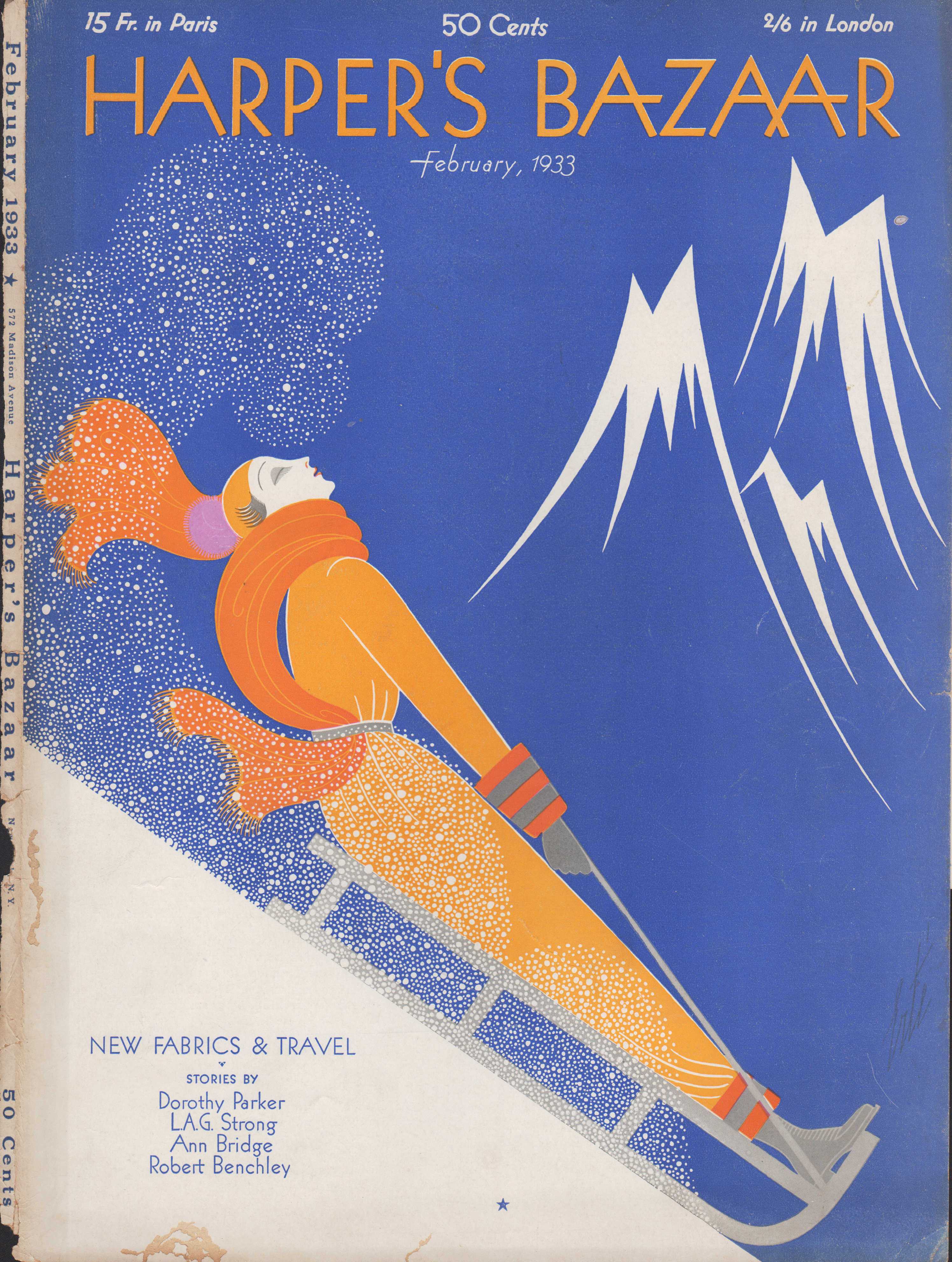 Image for Harper's Bazar (Harper's Bazaar) - February, 1933 - Cover Only