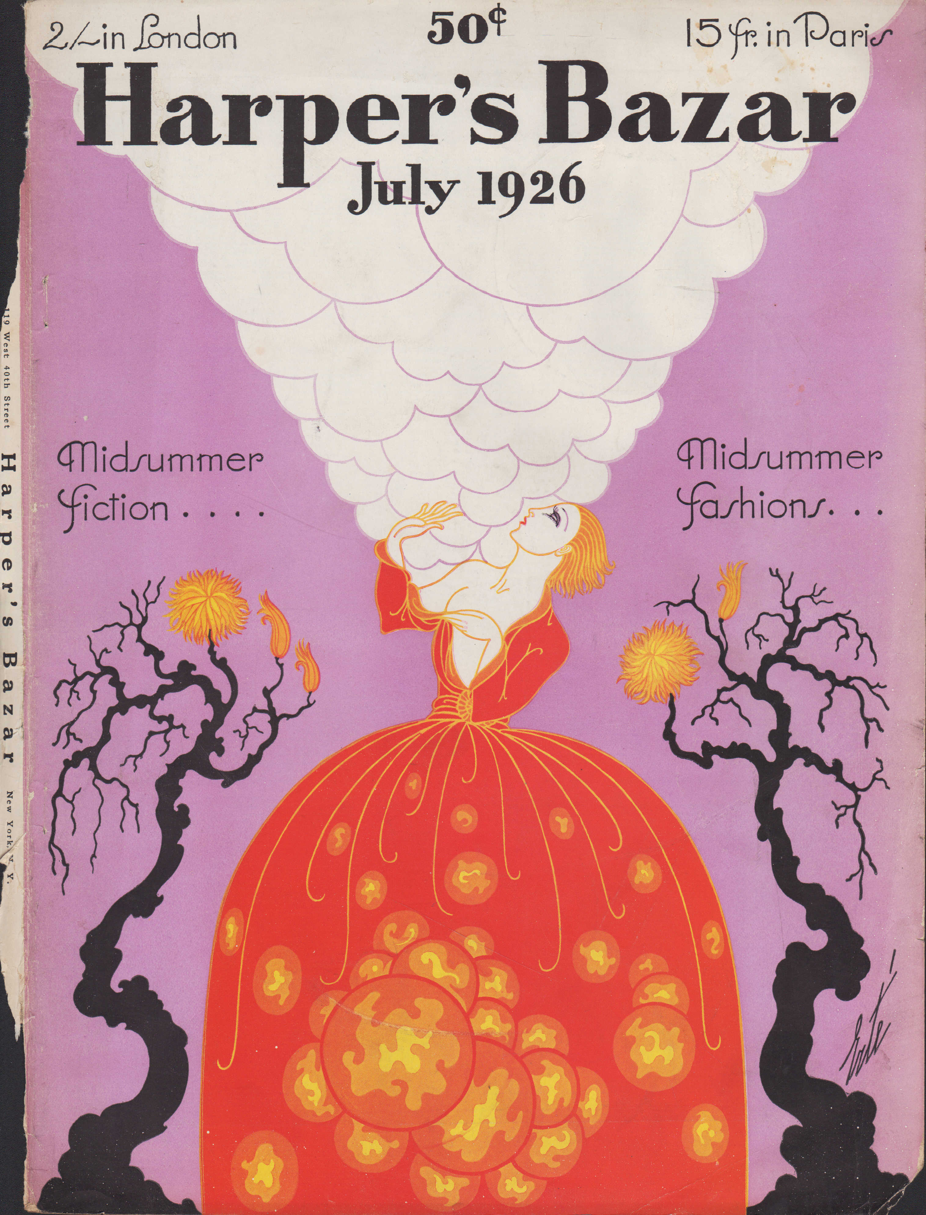 Image for Harper's Bazar (Harper's Bazaar) - July, 1926 - Cover Only