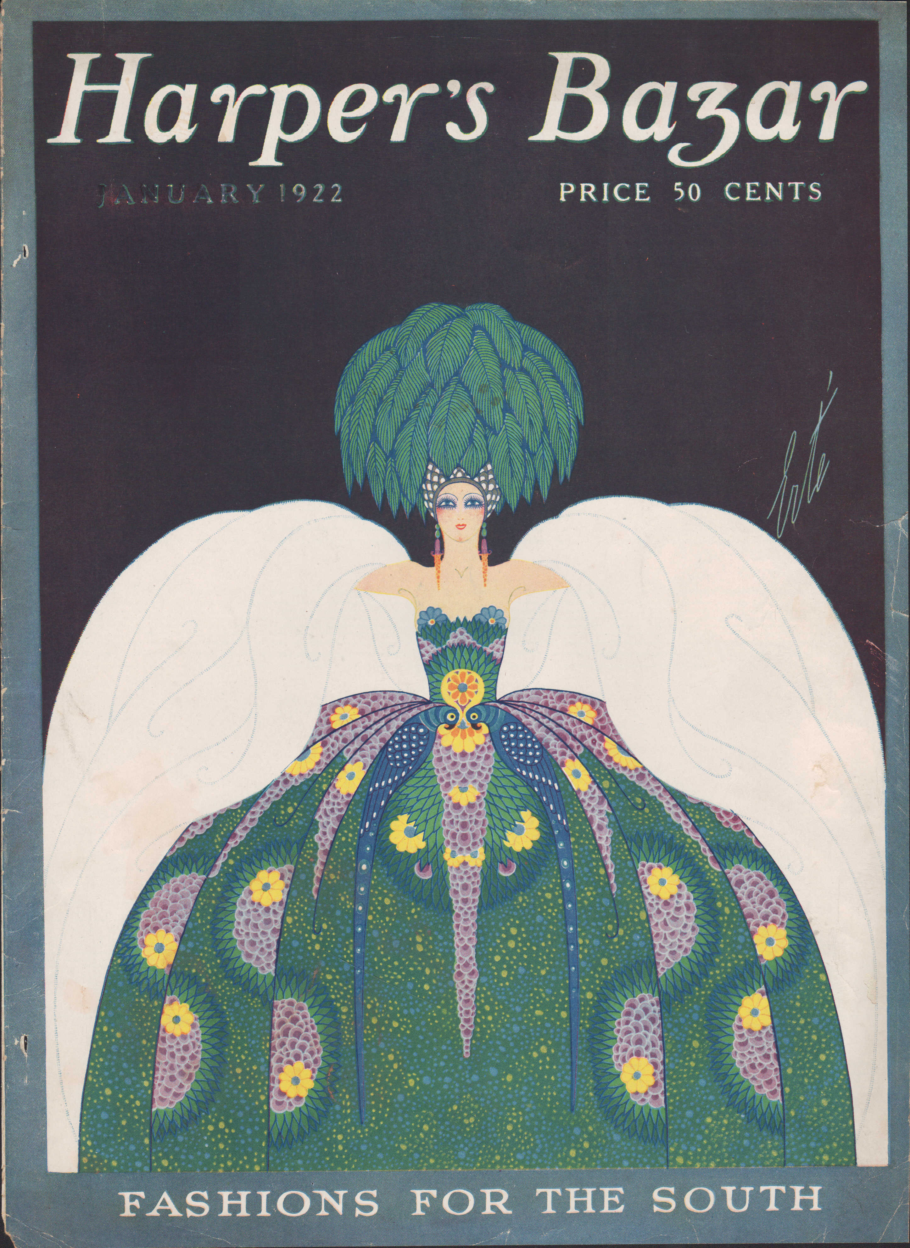 Image for Harper's Bazar (Harper's Bazaar) - January, 1922 - Cover Only