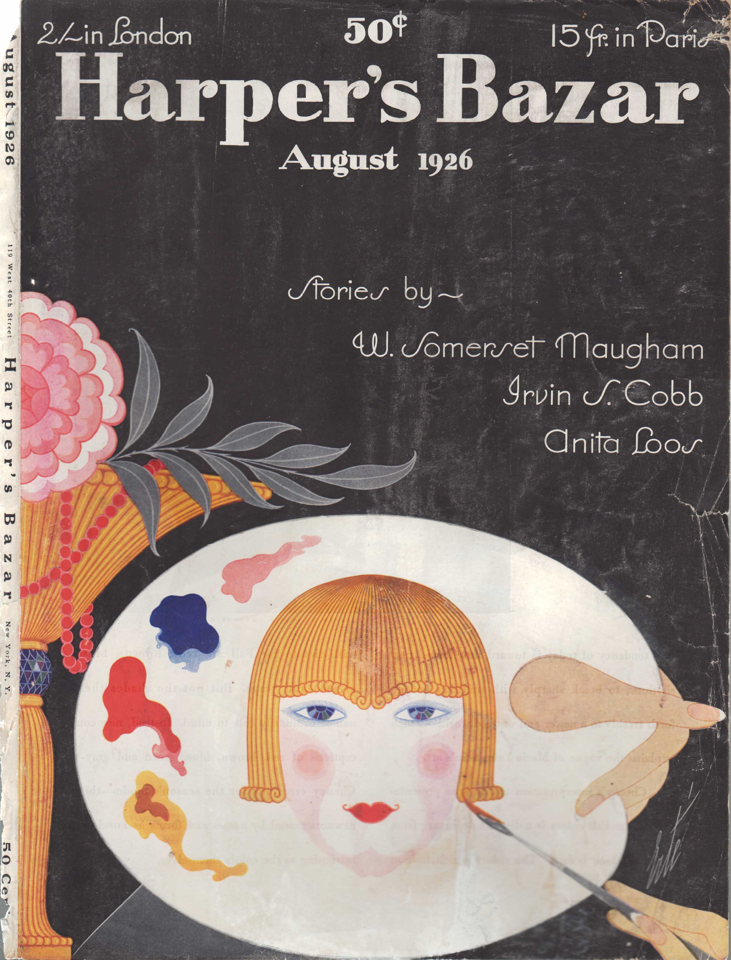 Image for Harper's Bazar (Harper's Bazaar) - August, 1926 - Cover Only