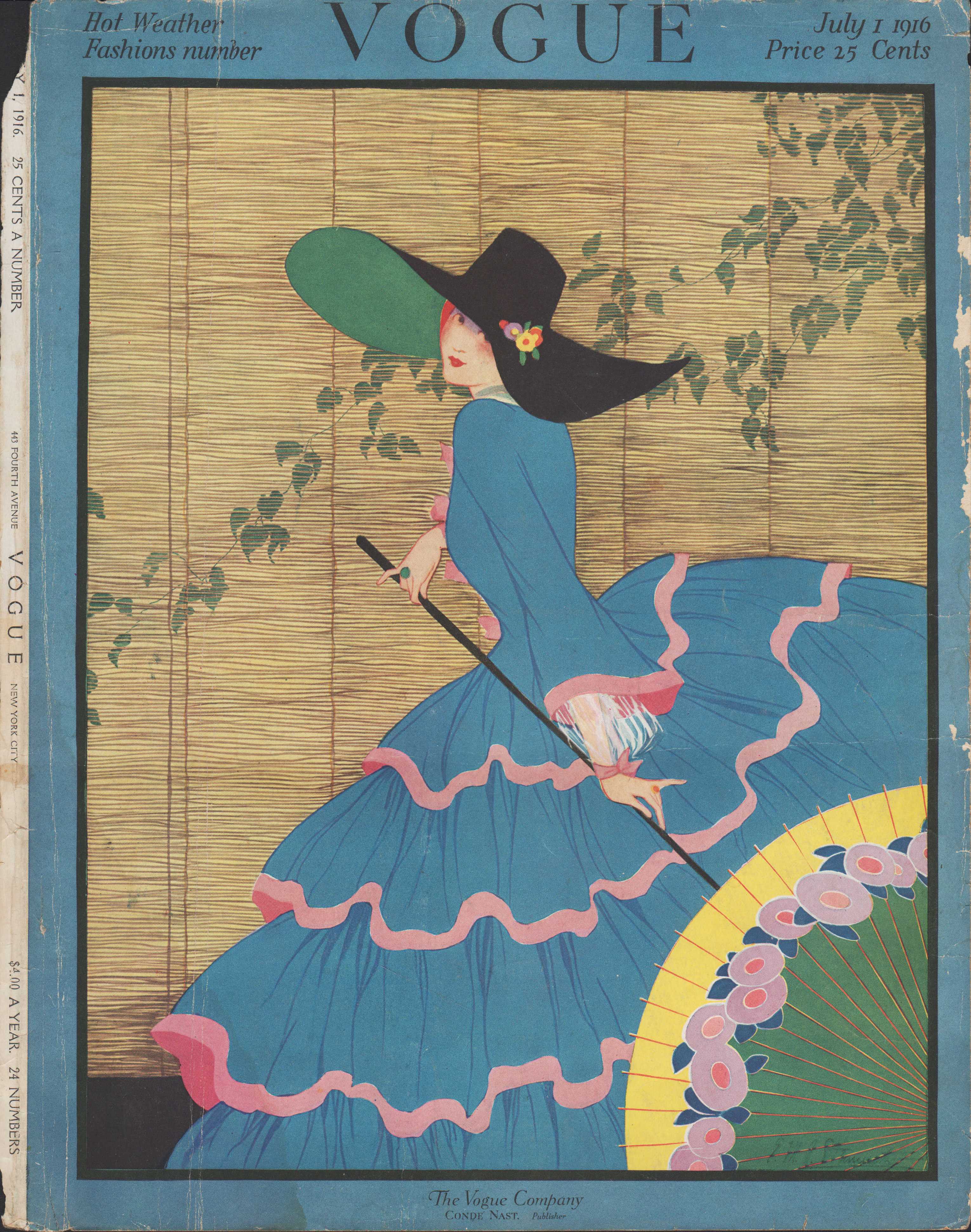 Image for Vogue Magazine. July 1, 1916 - Cover Only