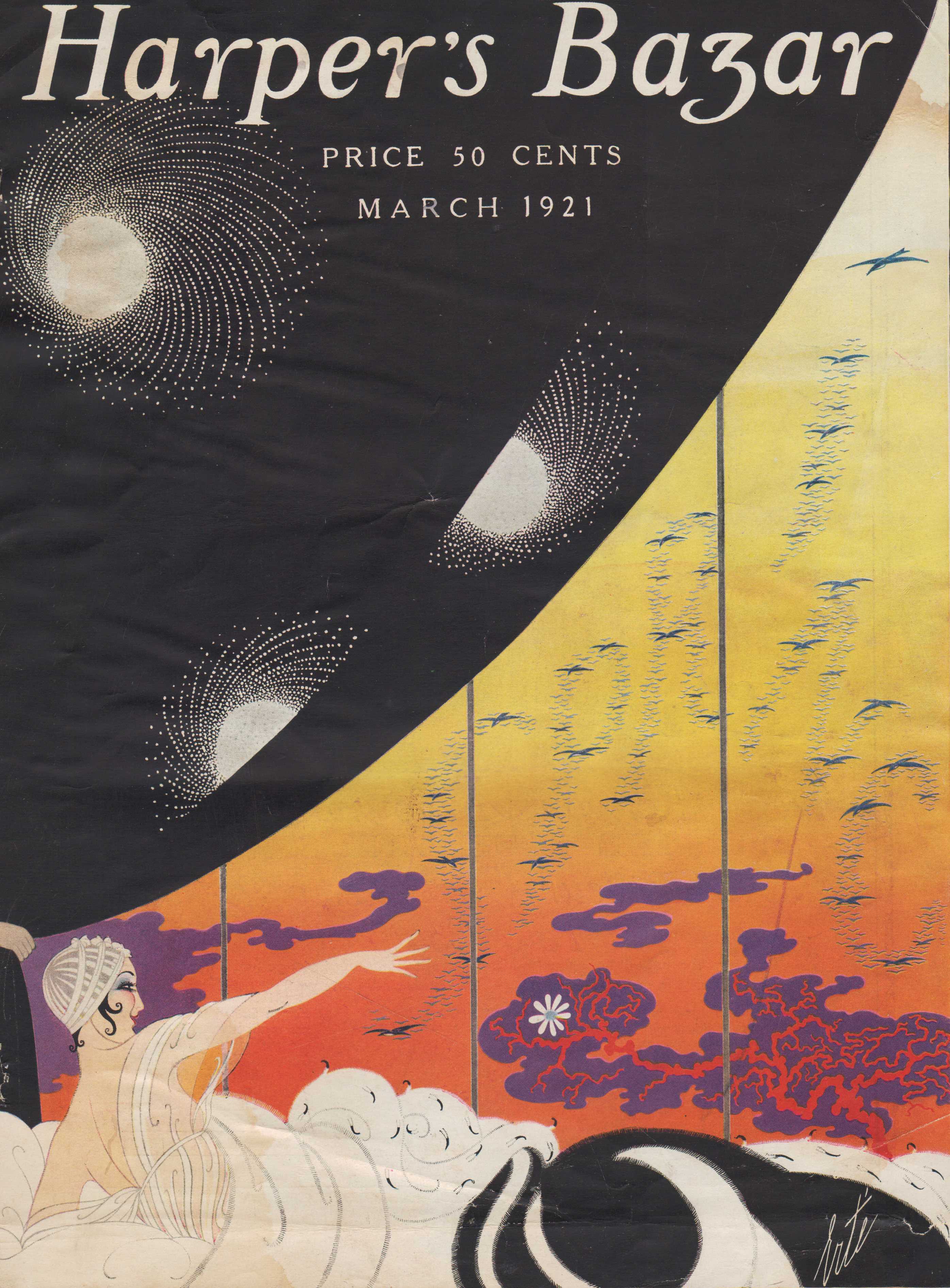 Image for Harper's Bazar (Harper's Bazaar). March 1921 - Cover Only