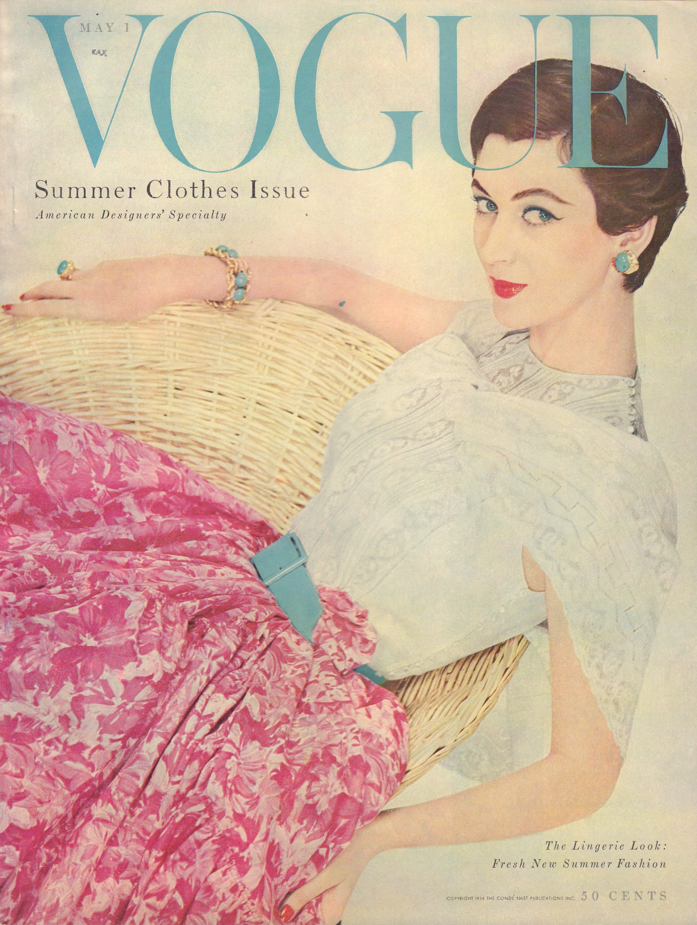 Image for Vogue Magazine. May 1, 1954