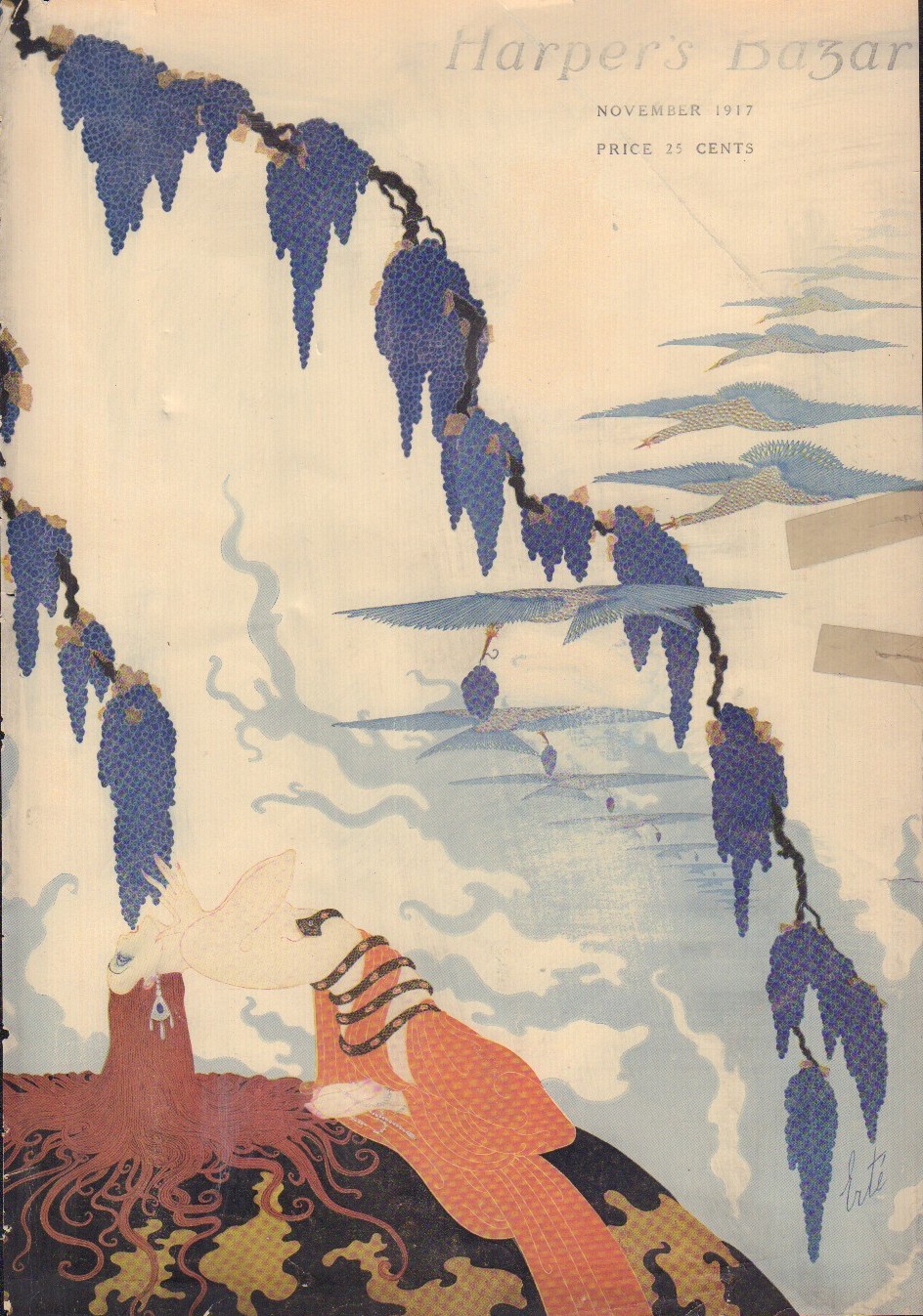 Image for Harper's Bazar (Harper's Bazaar). November, 1917 - Cover Only