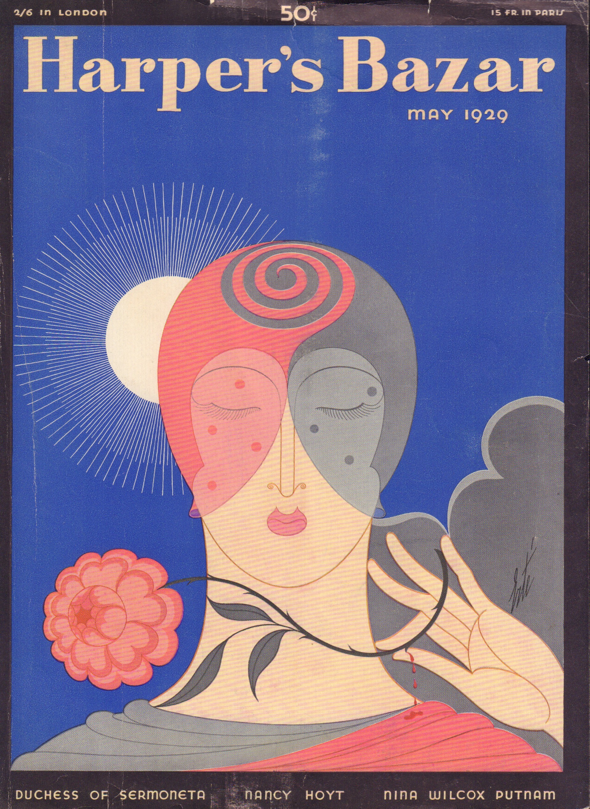 Image for Harper's Bazar (Bazaar) May 1929 - Cover Only 
