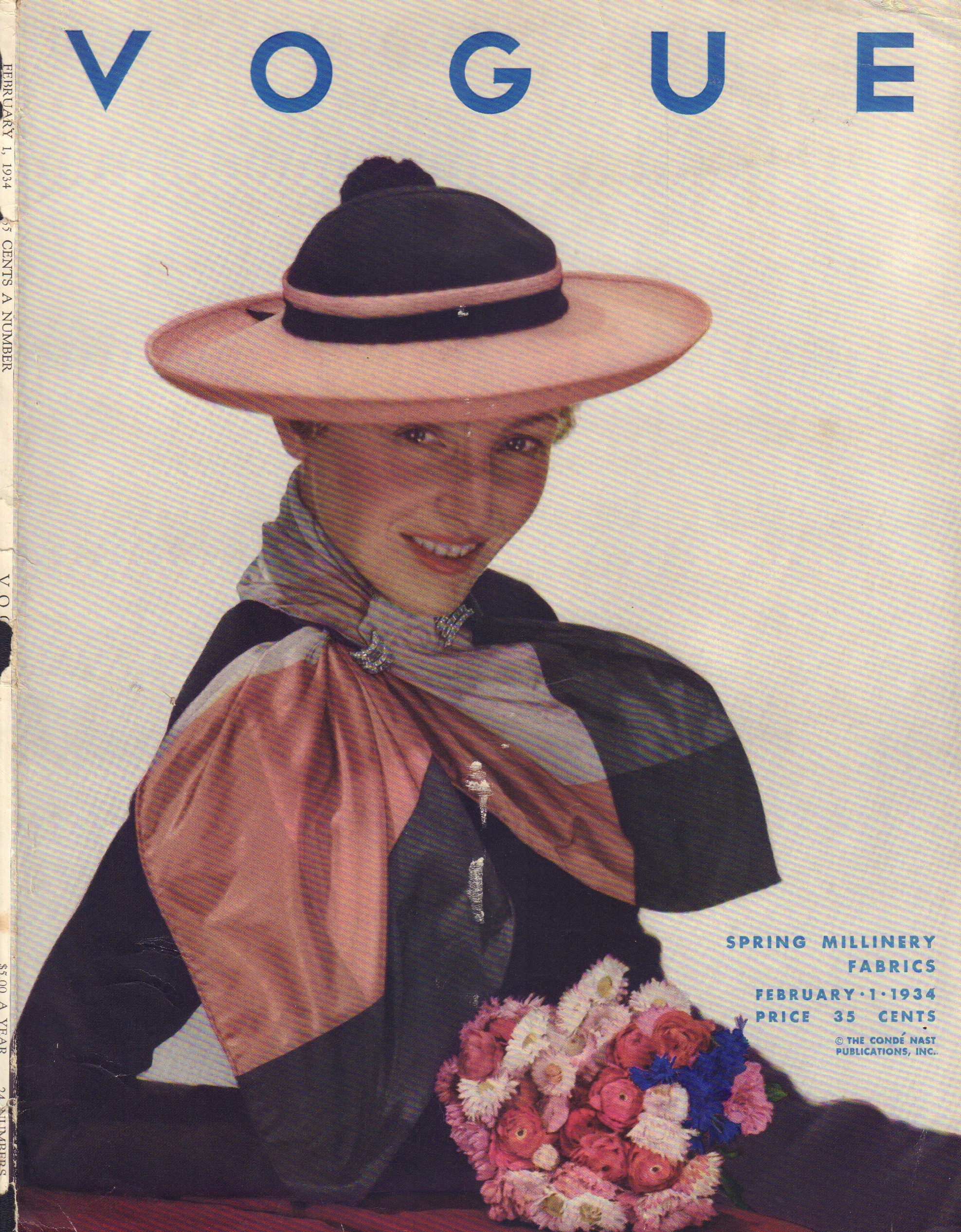 Image for Vogue February 1, 1934 (Cover only)