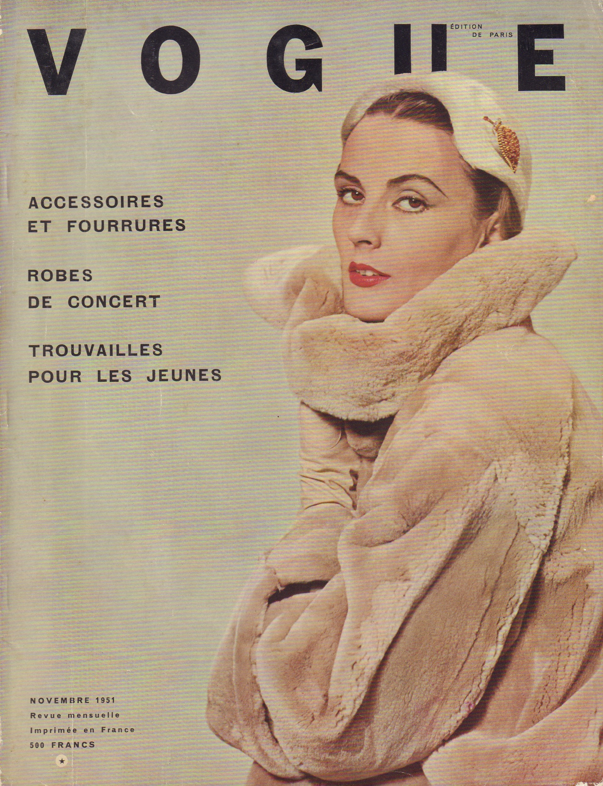 Image for Vogue Novembre 1951 - French edition (November)