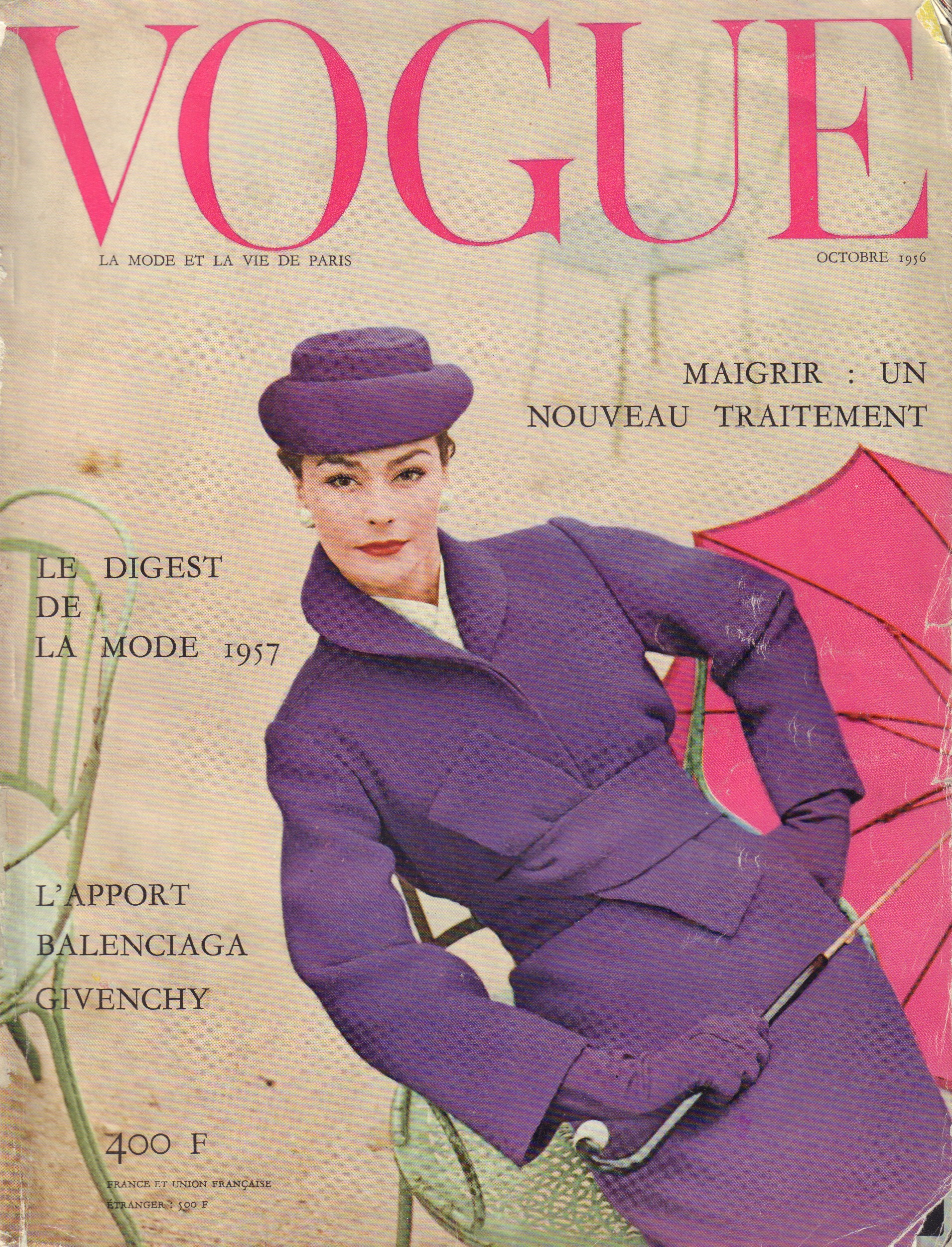 Image for Vogue Octobre 1956 - French edition (October)