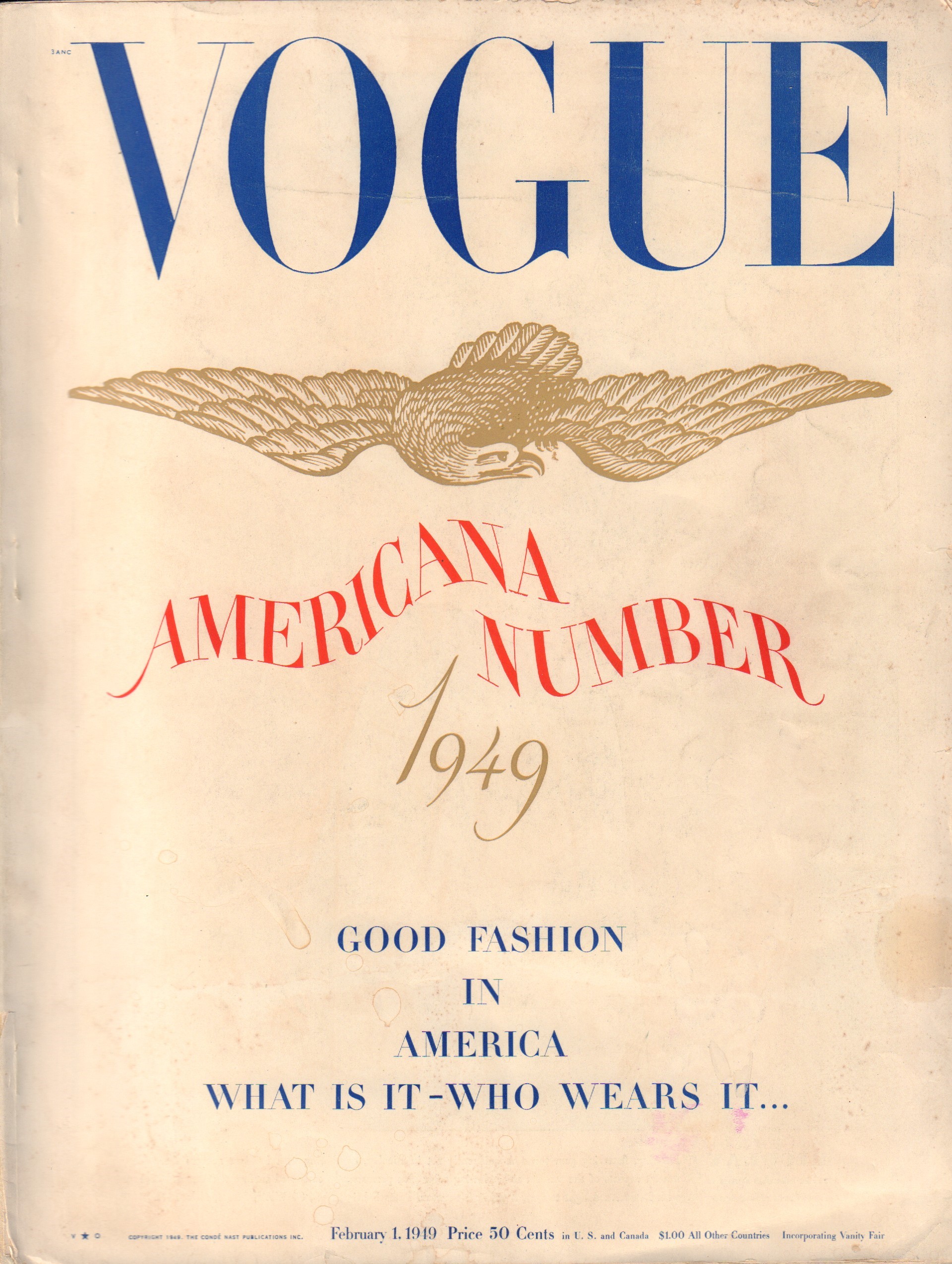 Image for Vogue February 1, 1949 - American Number 1949