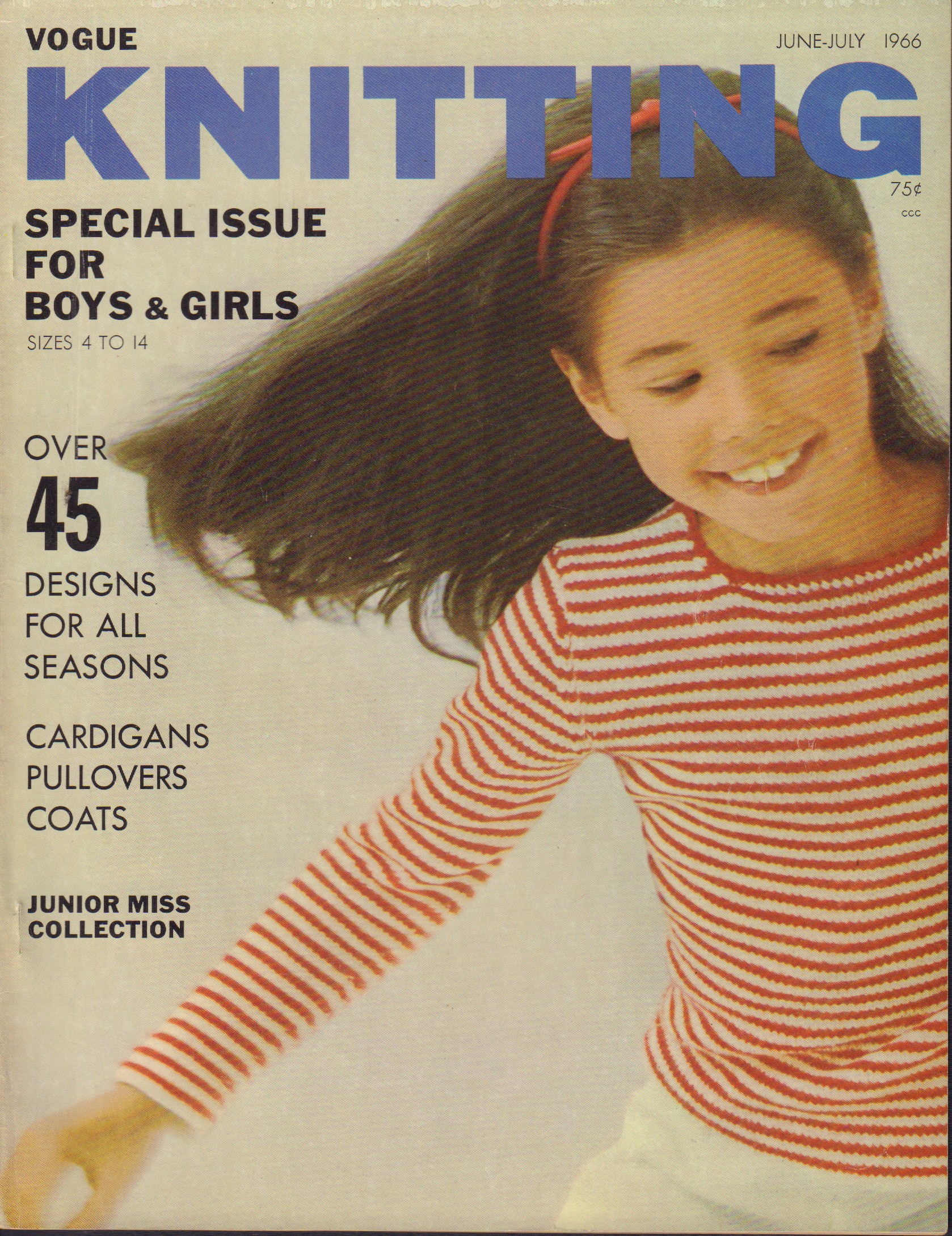 Image for Vogue Knitting June-July 1966 - Special Issue for Boys & Girls