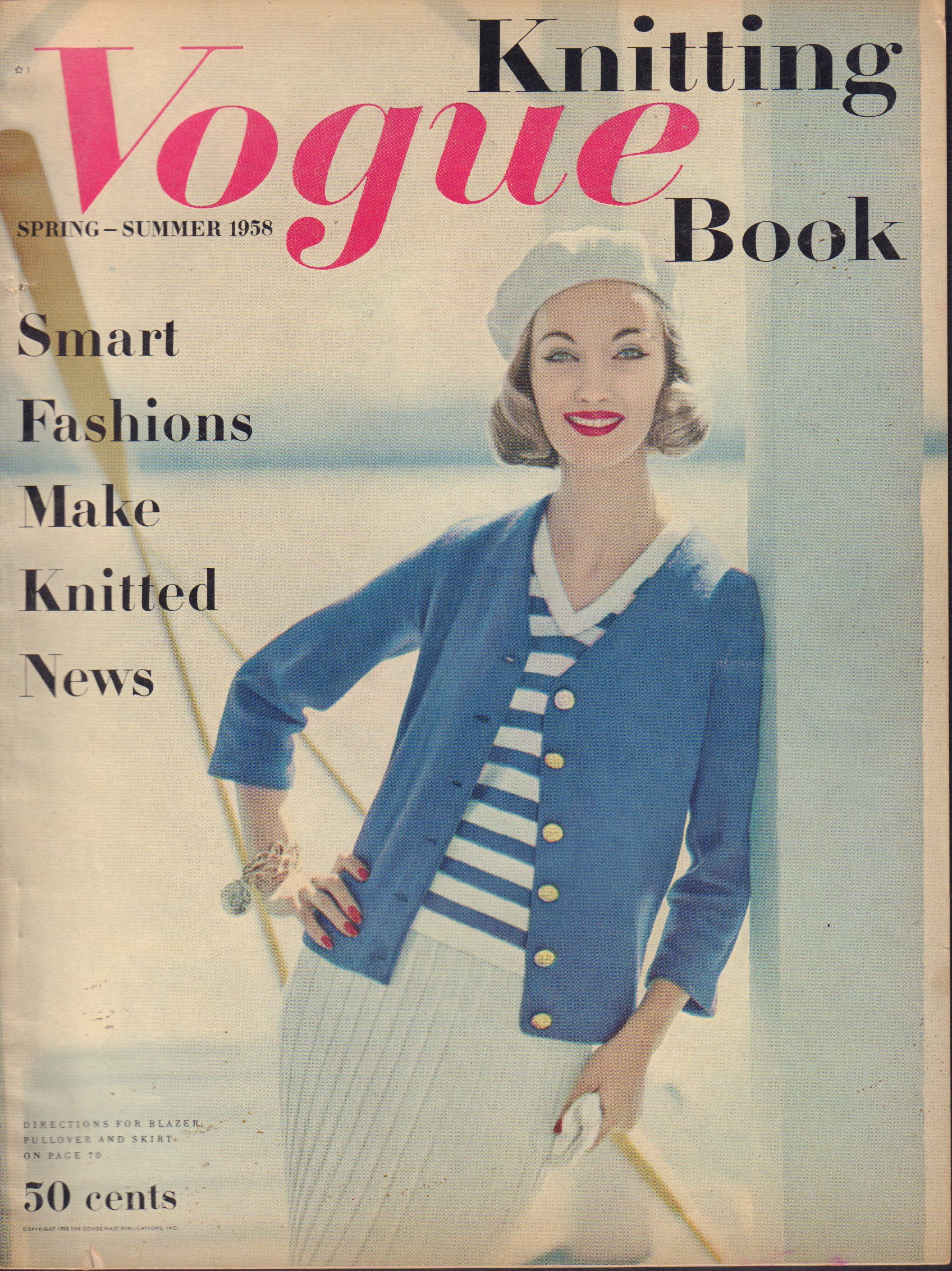 Image for Vogue Knitting Spring & Summer 1958