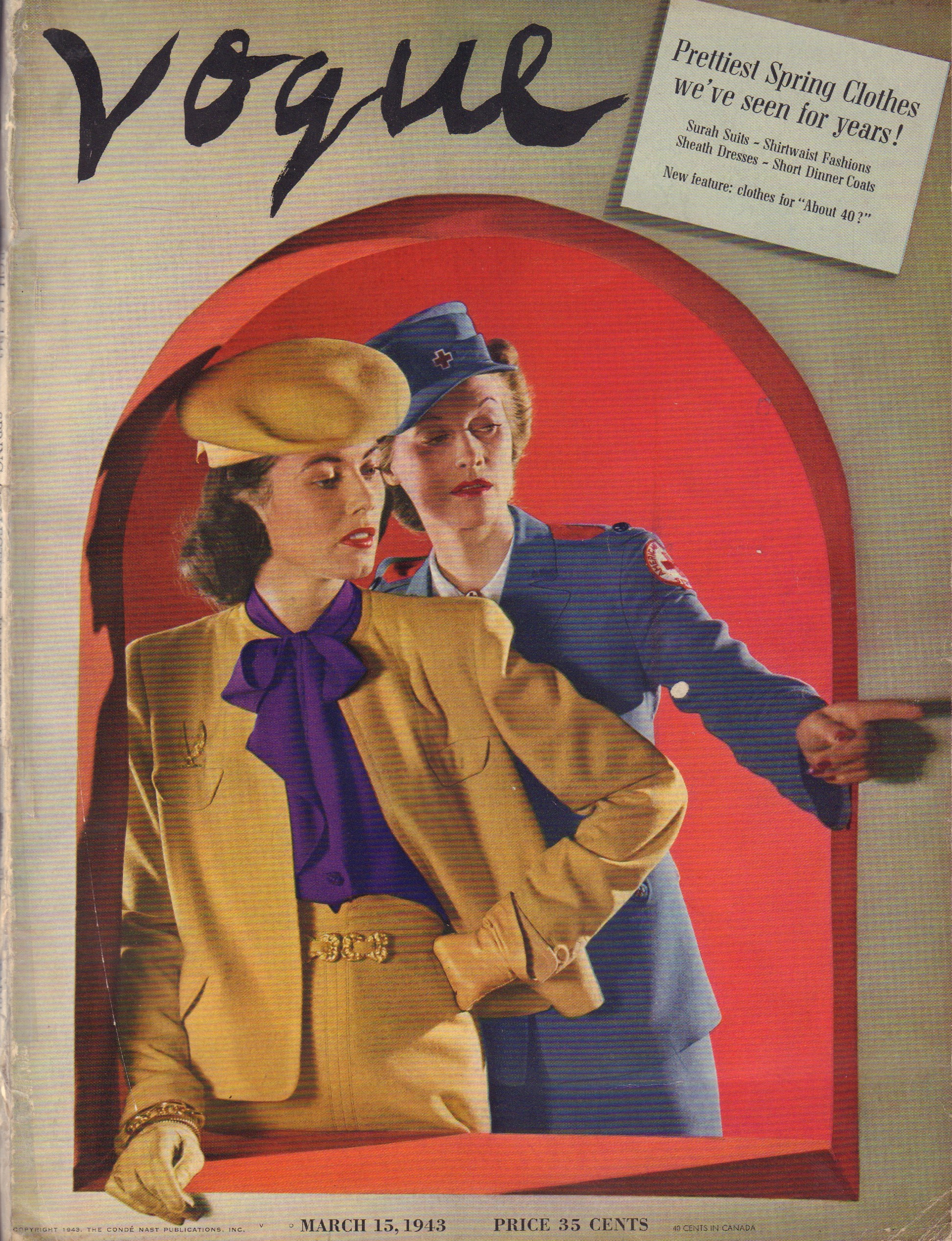 Image for Vogue - March 15, 1943