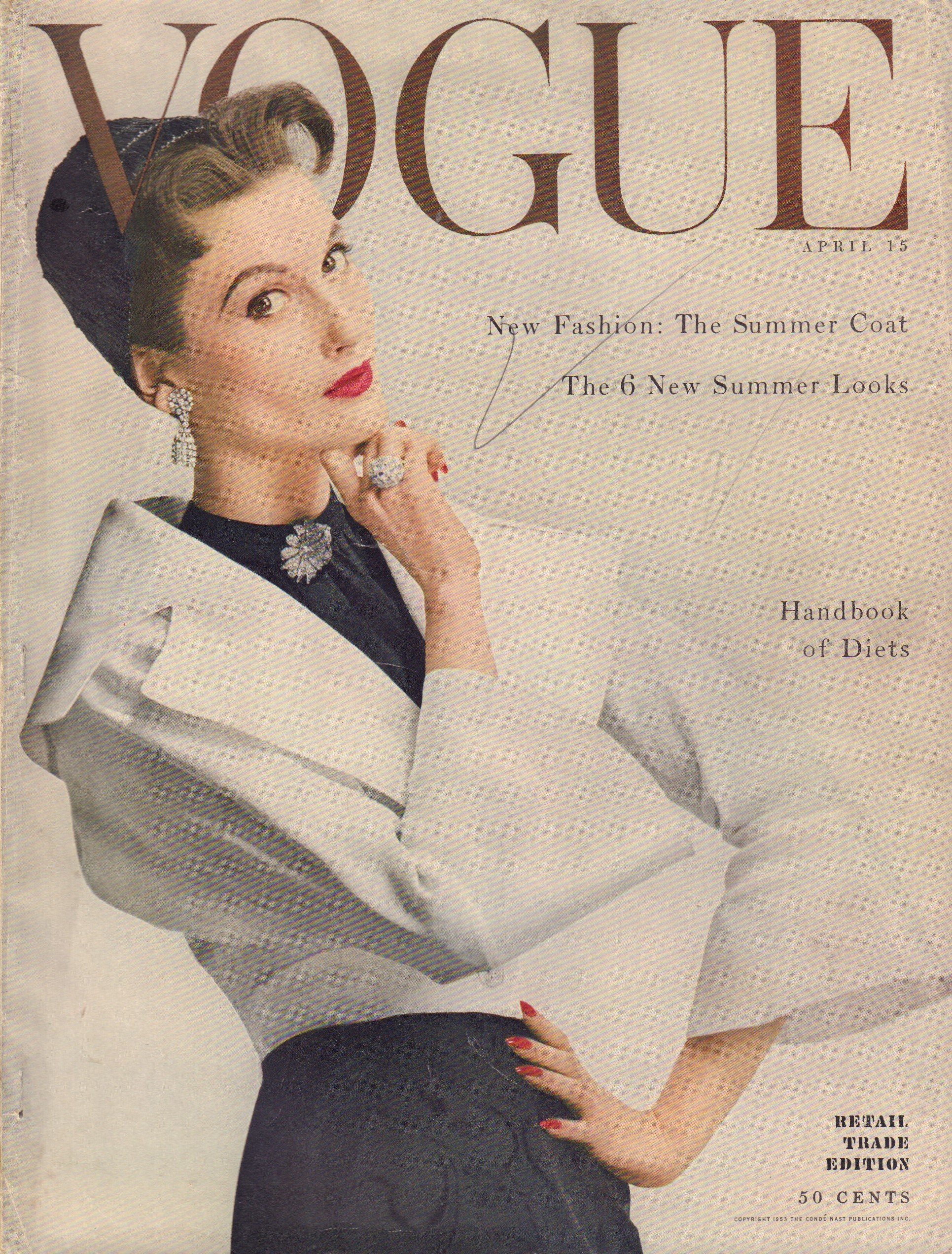Image for Vogue April 15, 1953 - Retail Trade Edition