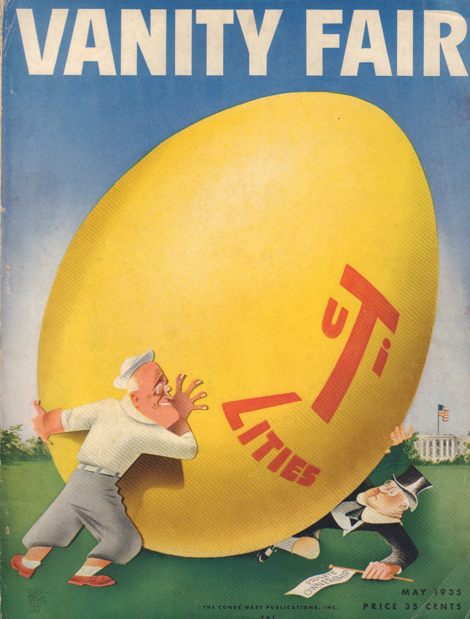 Image for Vanity Fair Magazine, May, 1935