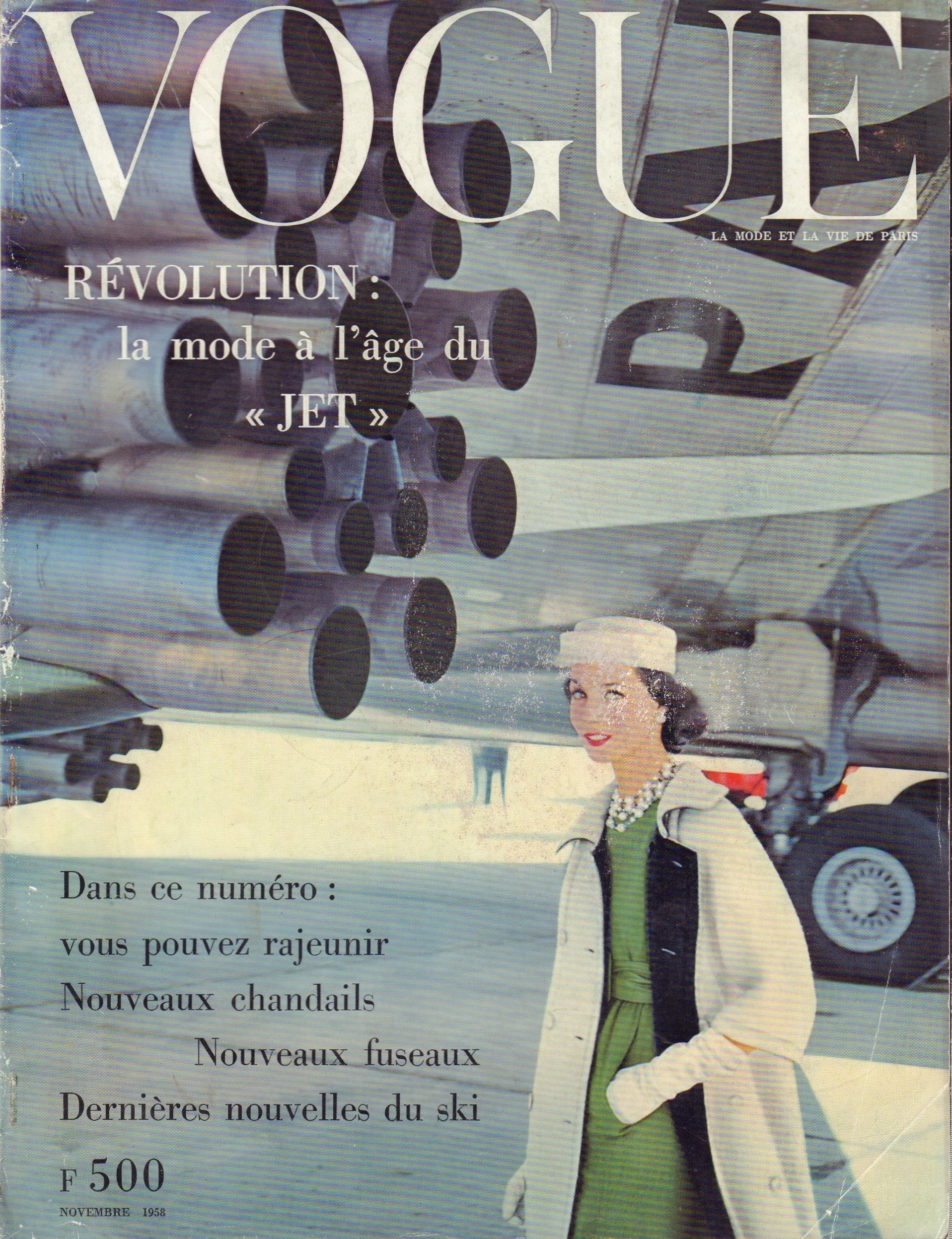 Image for Vogue Magazine, French Edition: November 1958