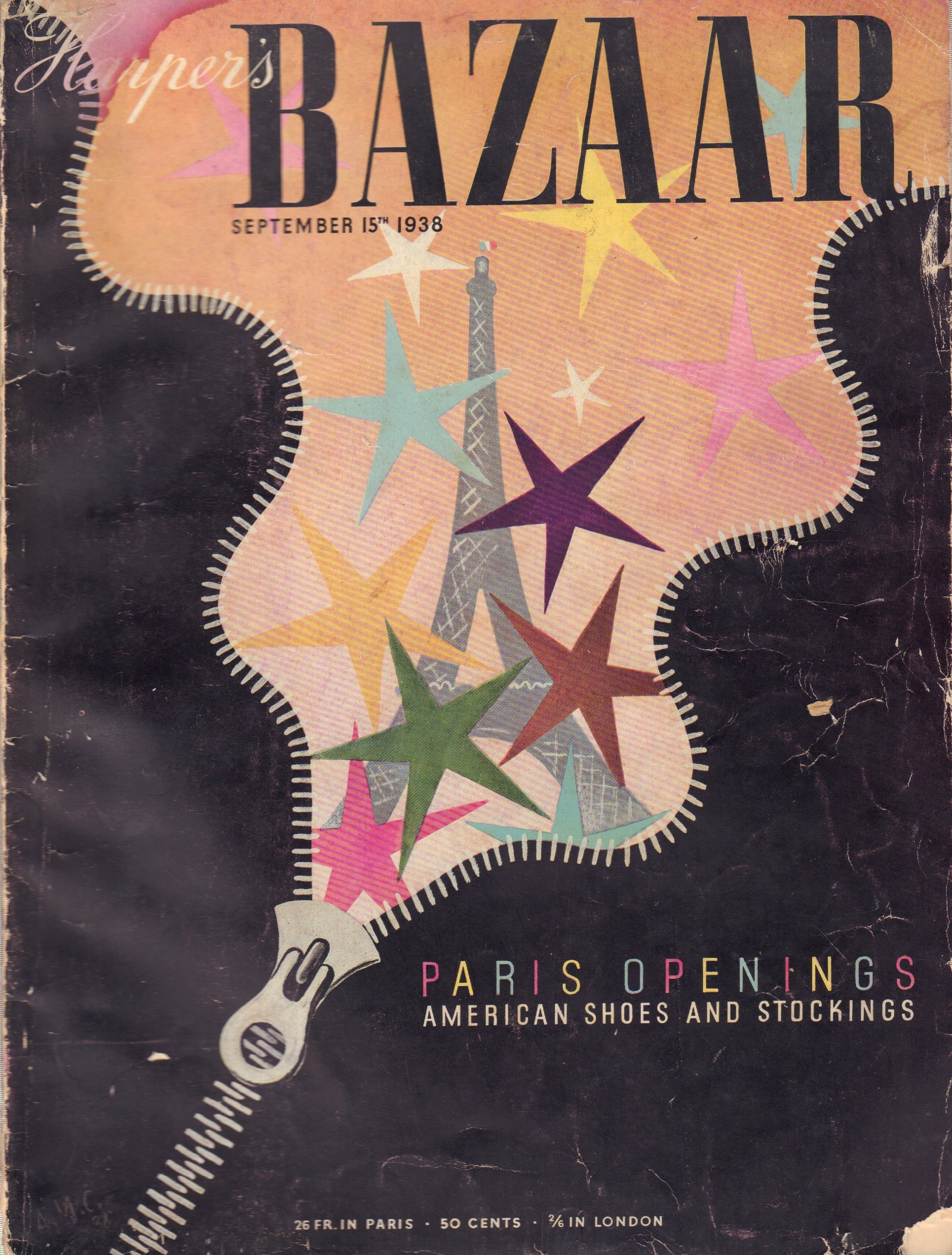 Image for Harper's Bazaar Magazine, September 15th 1938