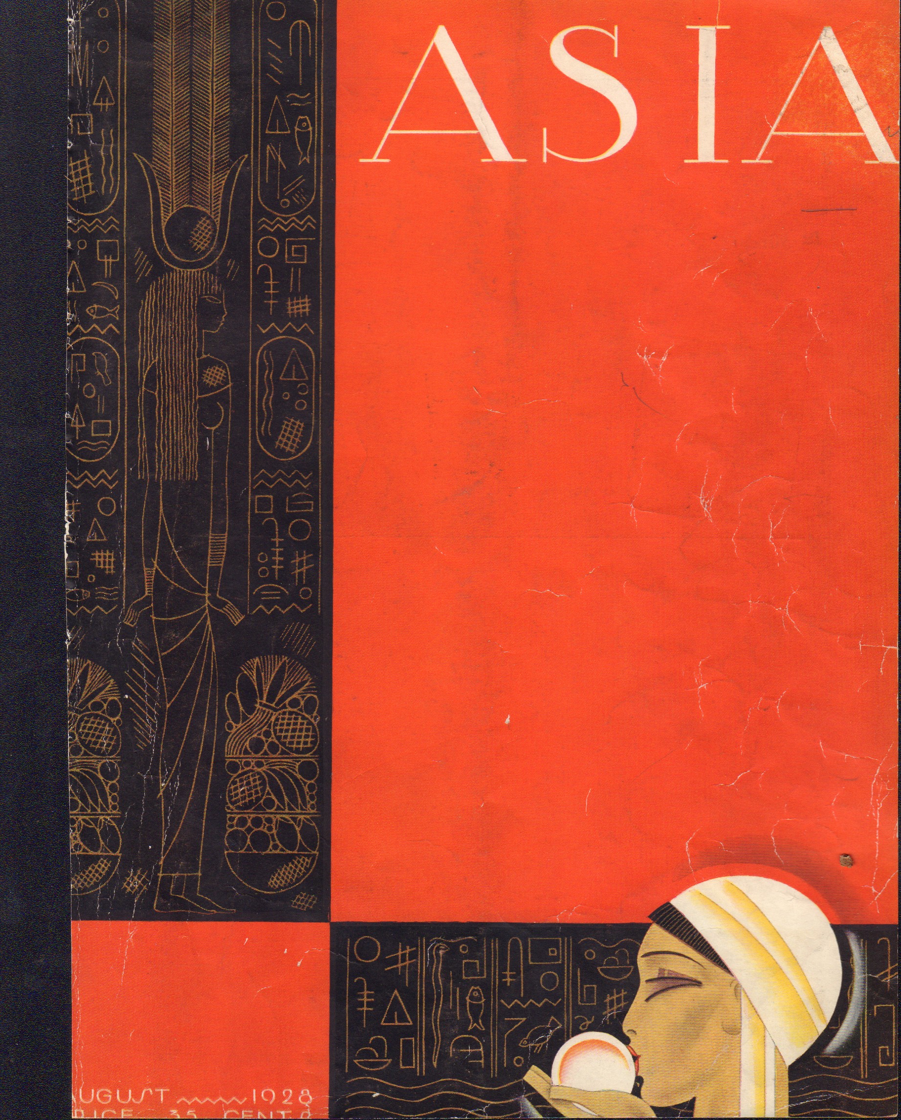 Image for Asia - August 1928 - Cover only