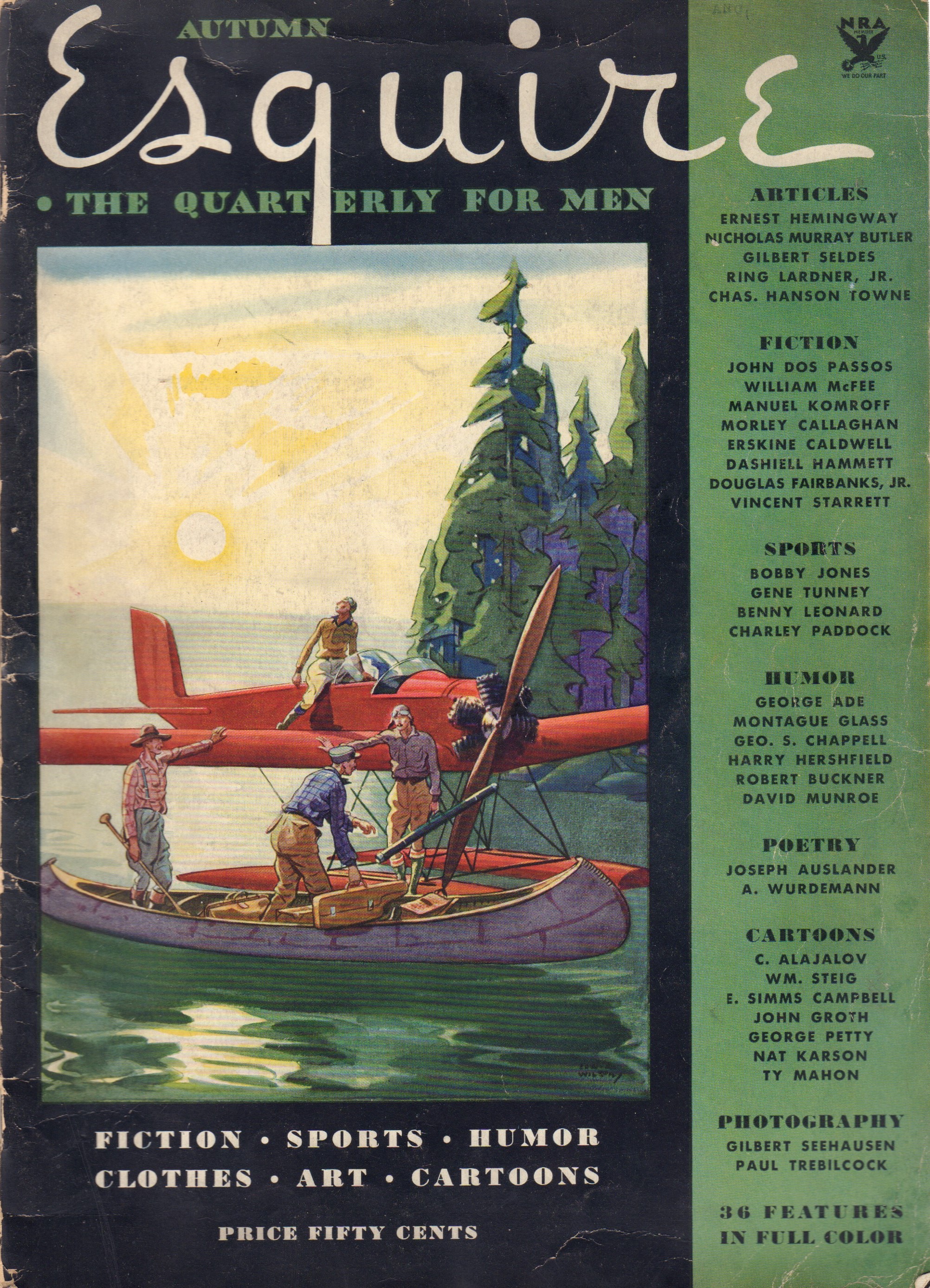 Image for Esquire Magazine, Autumn 1933