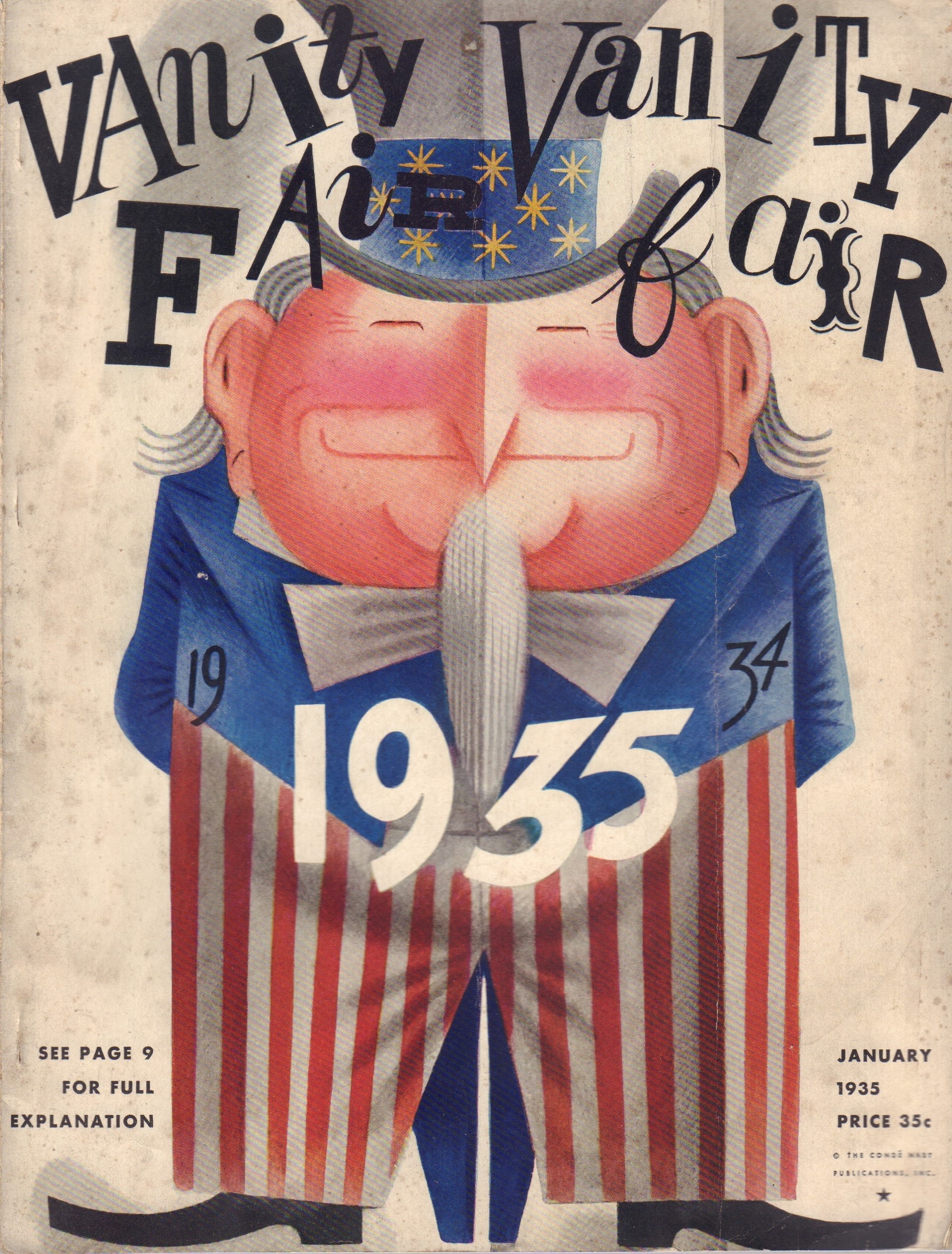 Image for Vanity Fair Magazine, January 1935