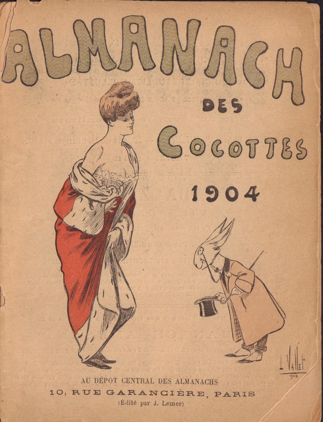 Image for Almanach Des Cocottes Por 1904